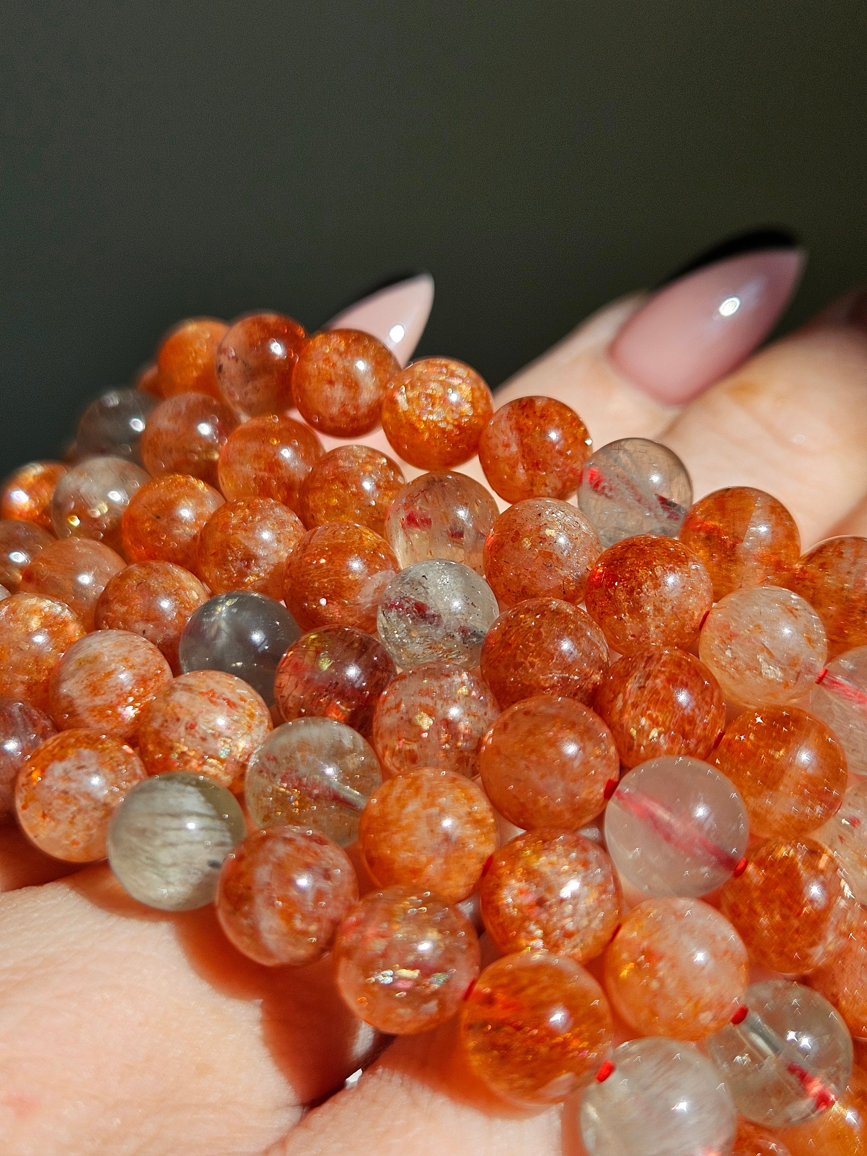 Sunstone x Beryl Bracelet | 8mm