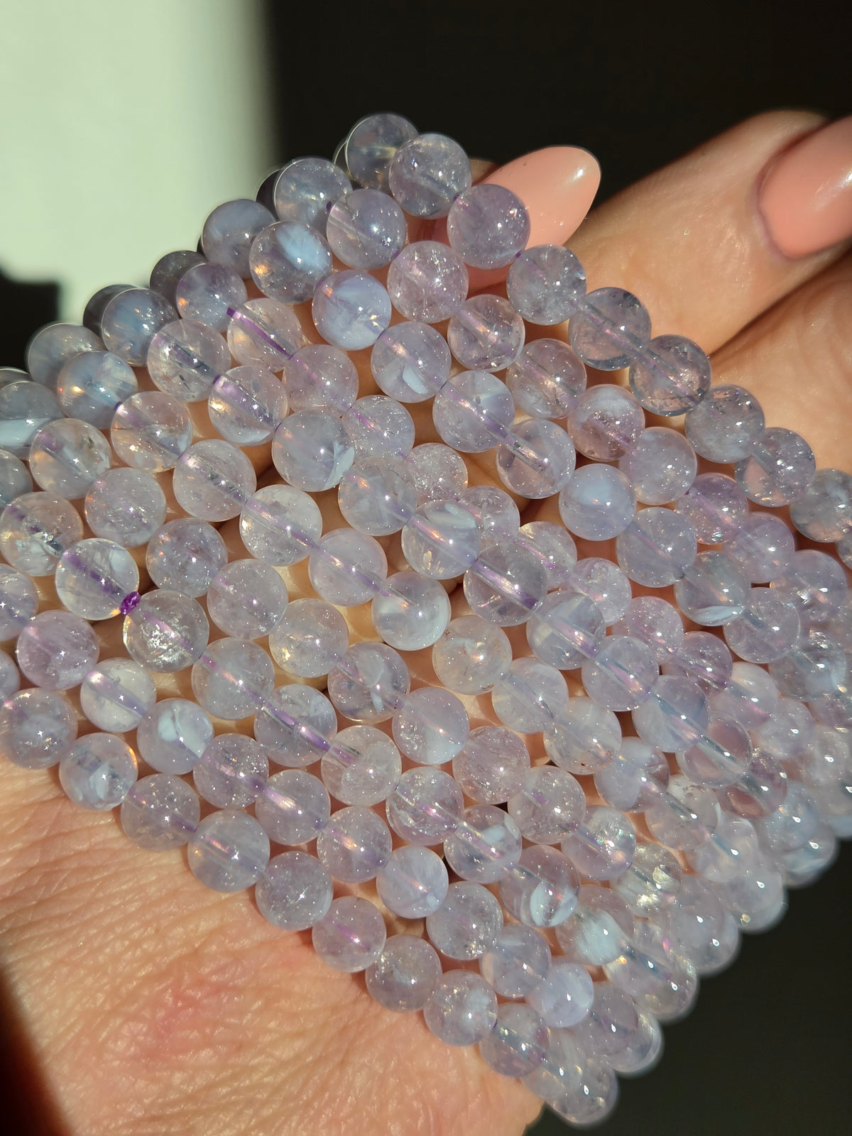 Lavender Quartz bracelet | 6mm