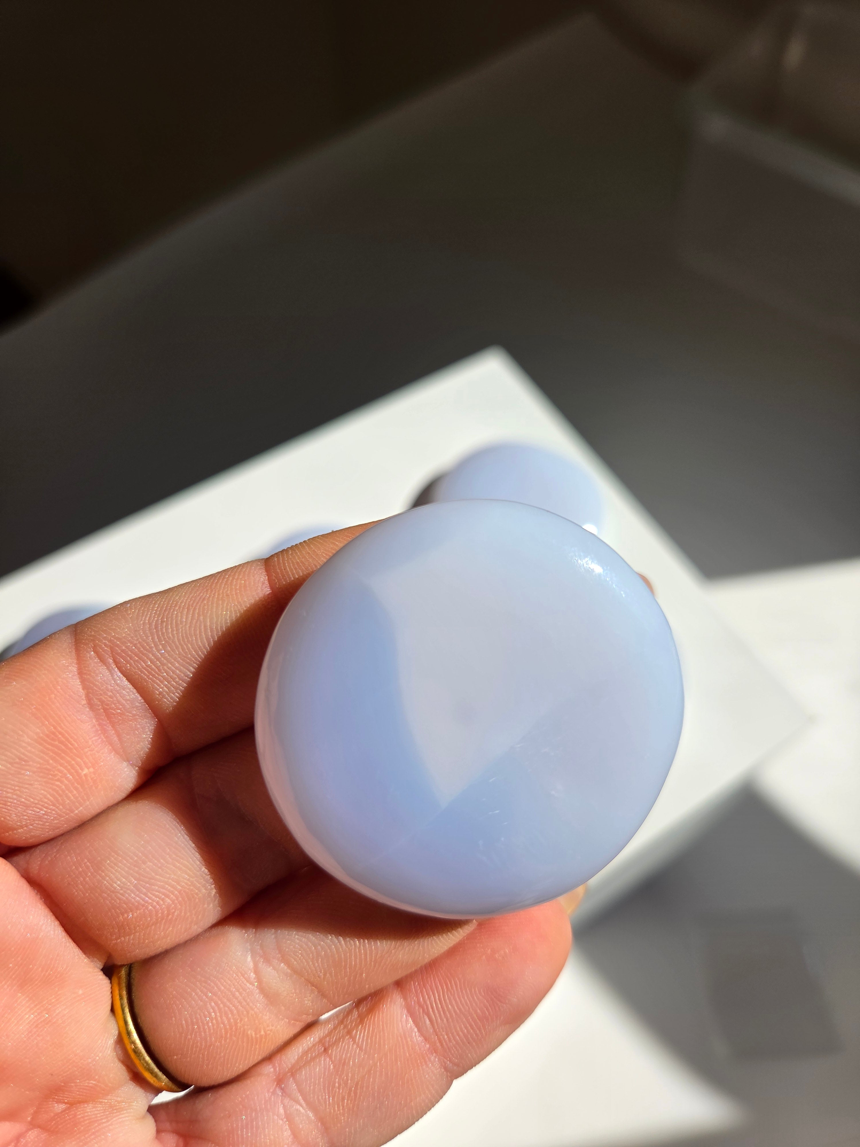 Blue Chalcedony Flats | select your piece
