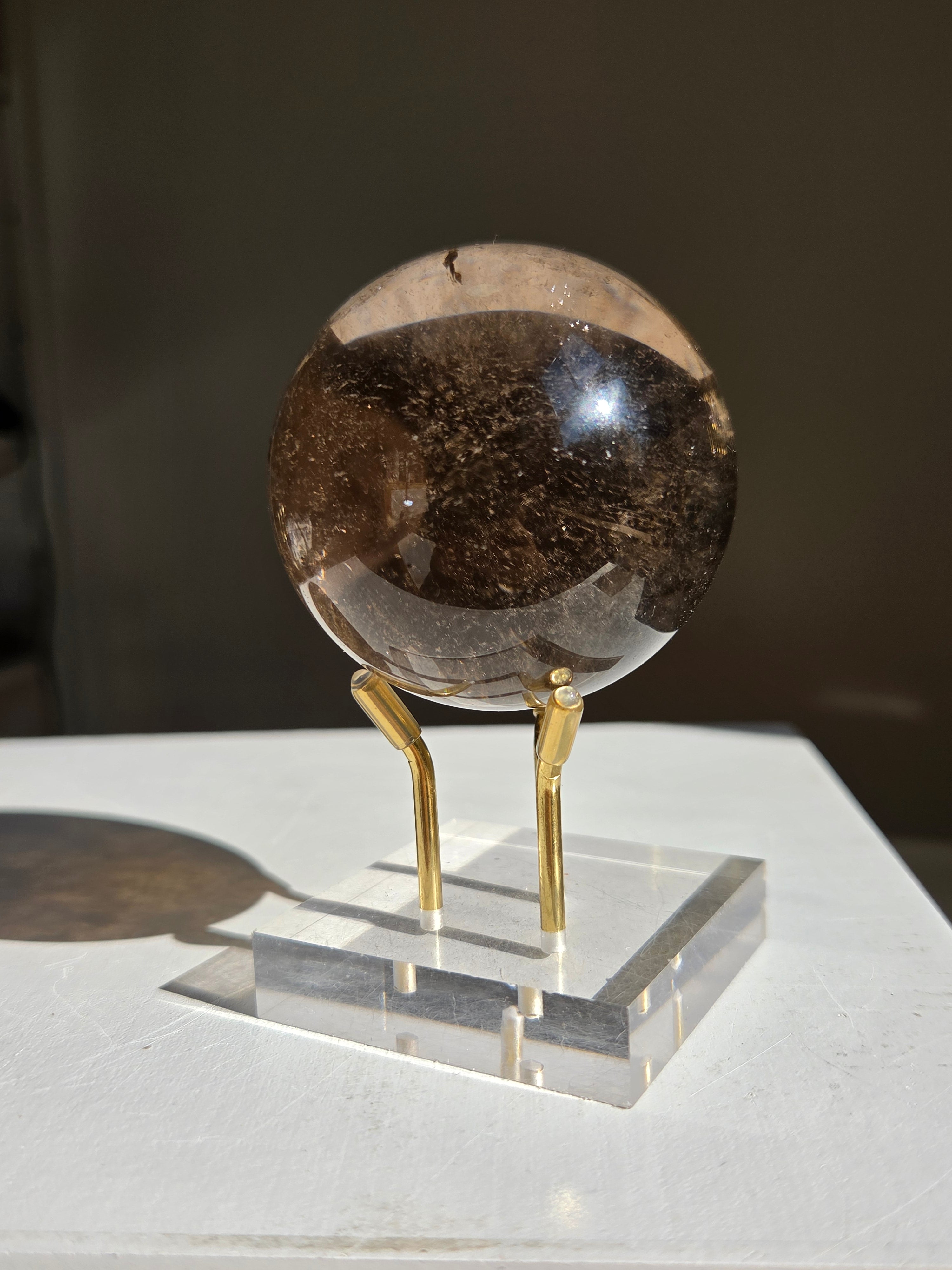 Smoky Quartz Sphere 004