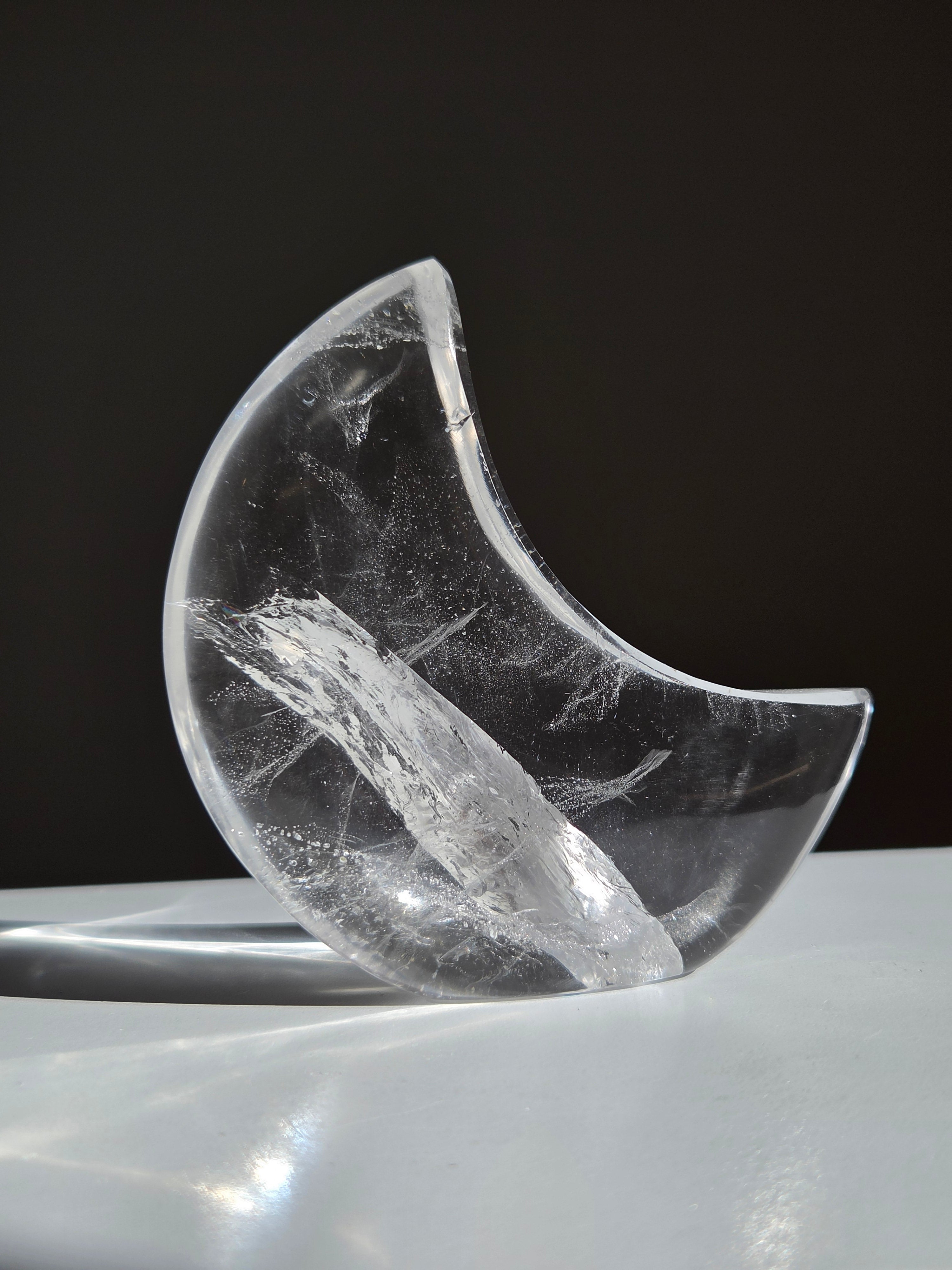 Himalayan Quartz Standing Moon 003
