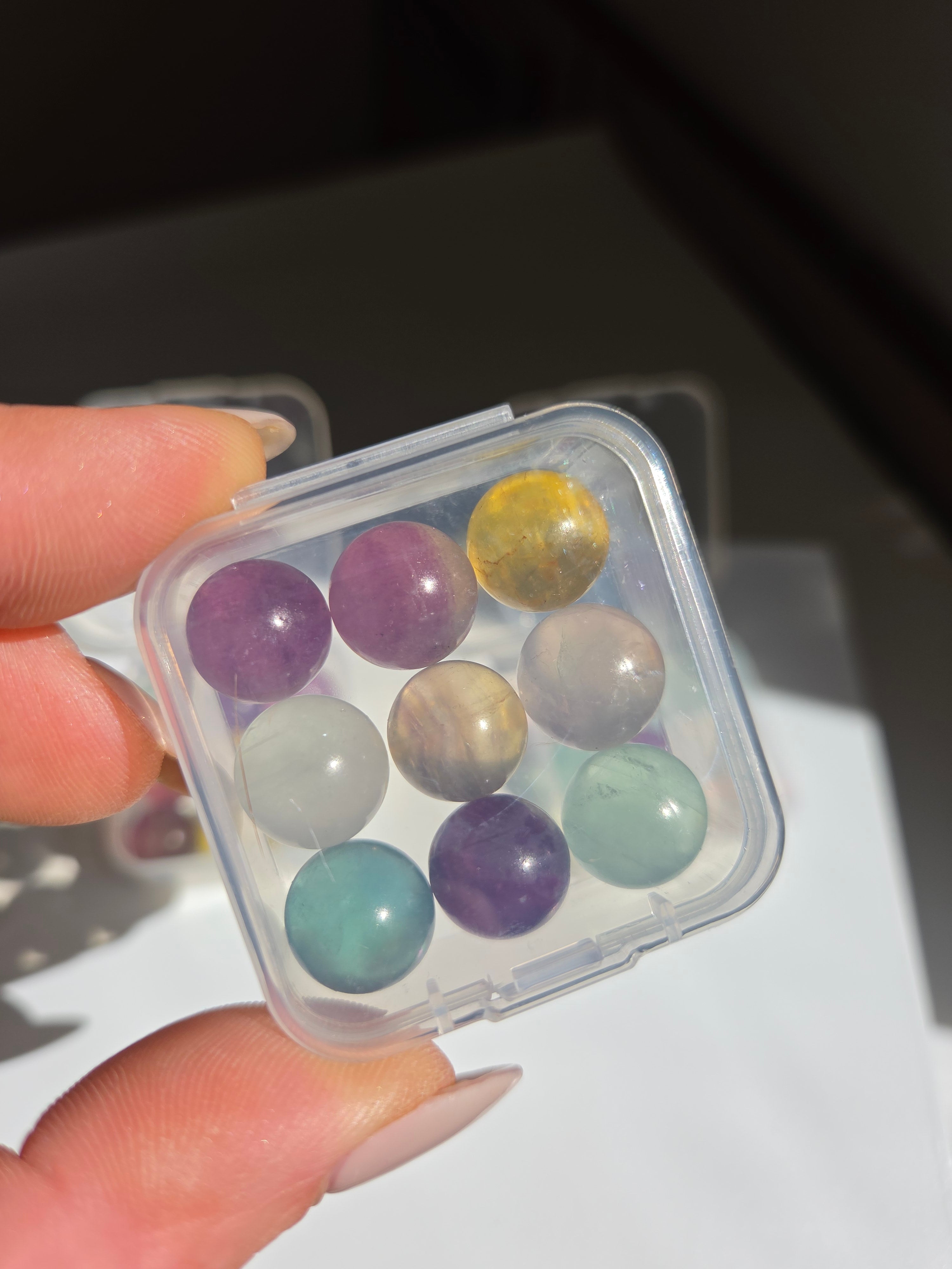 Fluorite Mini Sphere Box