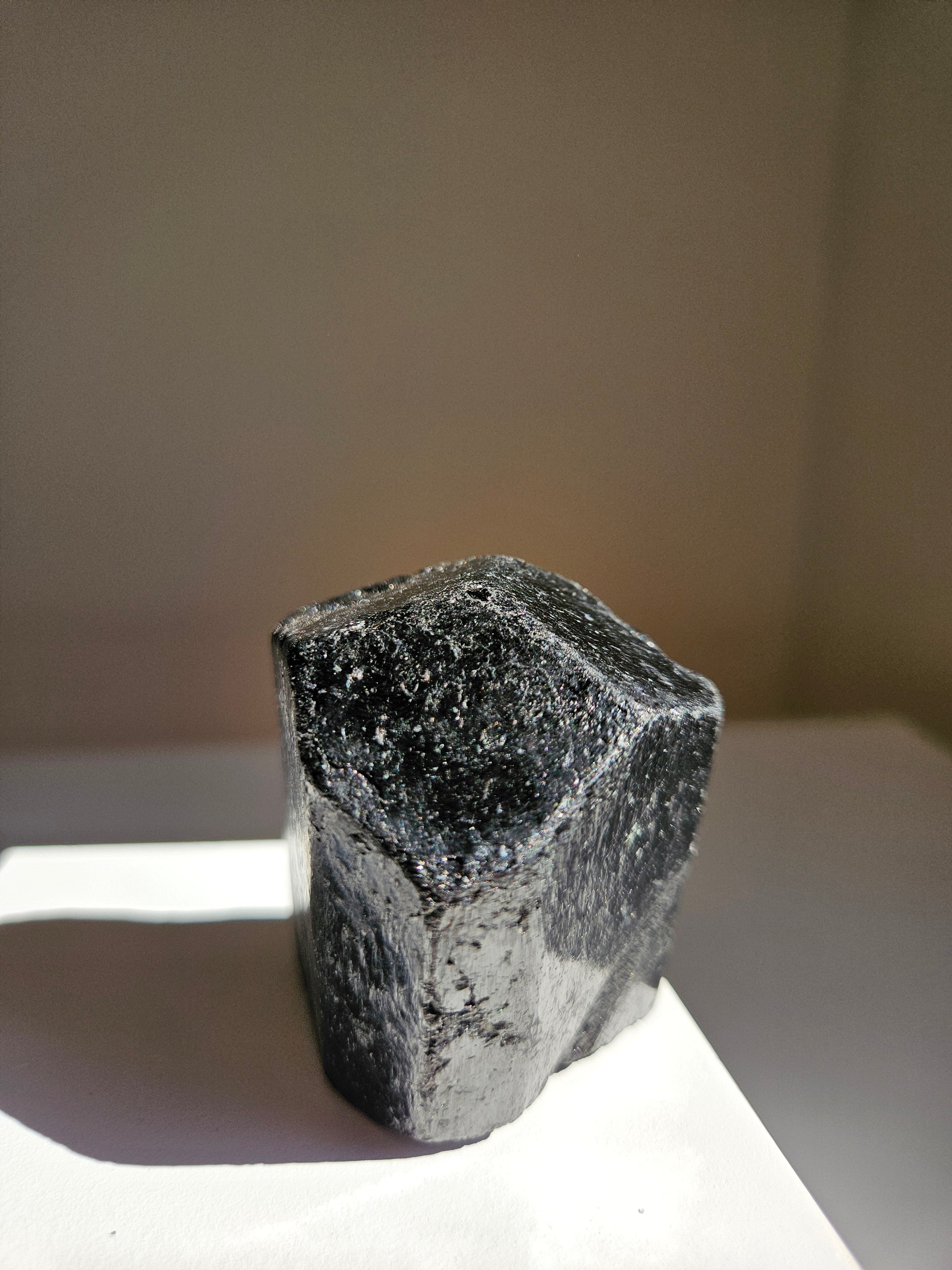 Semipolished Black Tourmaline 001
