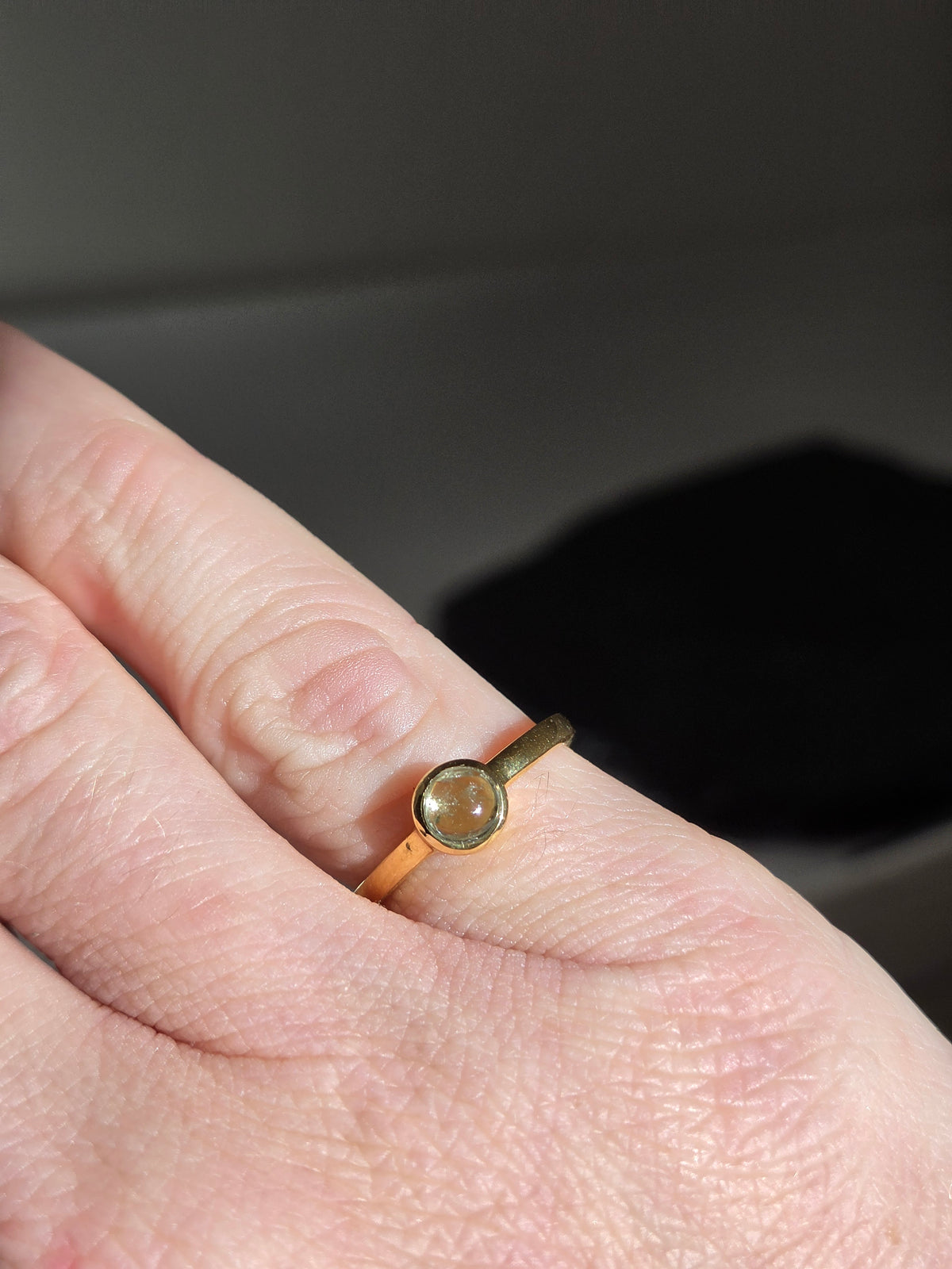 Size 6 | tourmaline Ring | gold 051