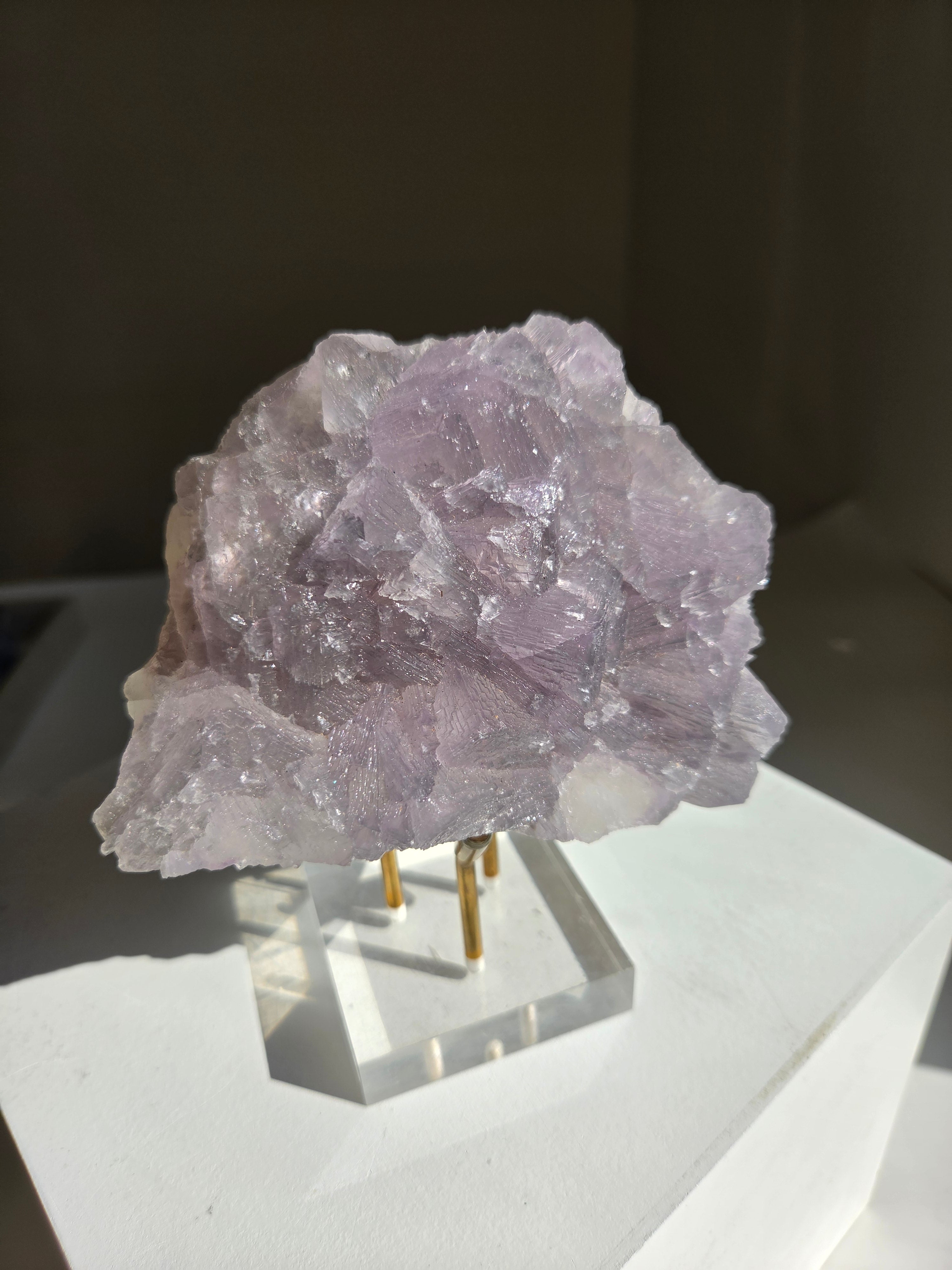 Raw Lavendar Fluorite 002