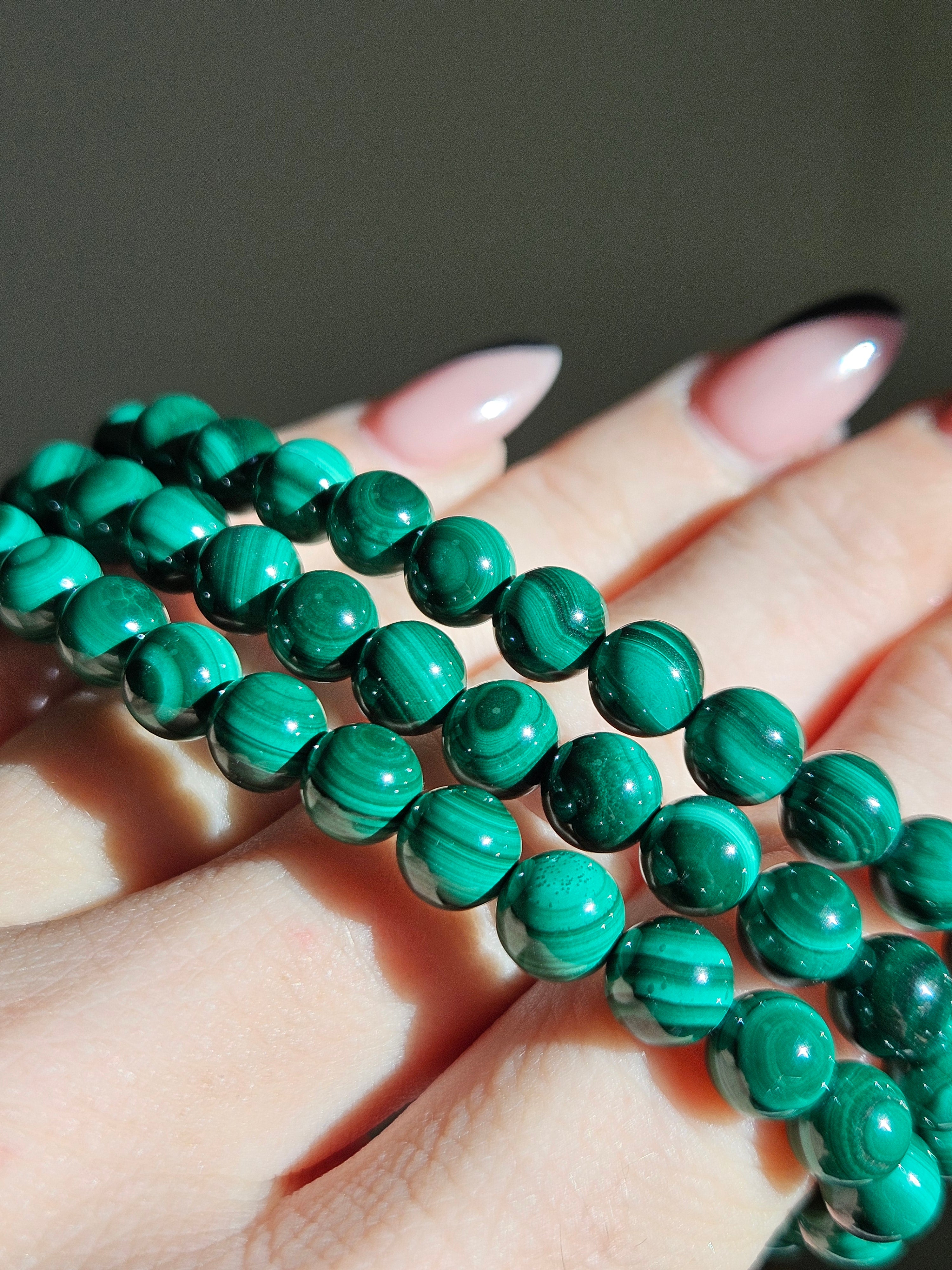 Malachite Bracelet | 7mm