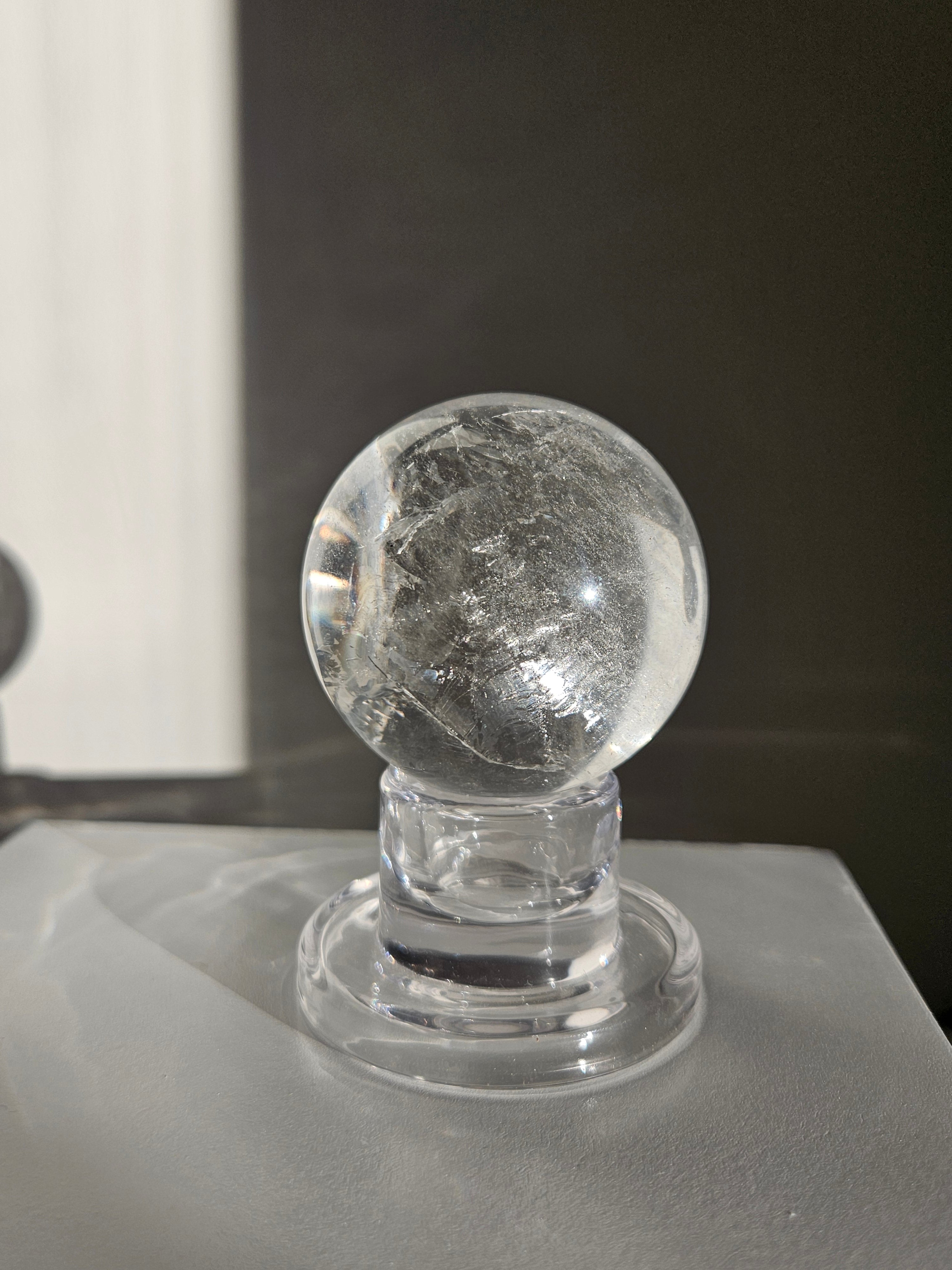 Lemurian Quartz Sphere 012