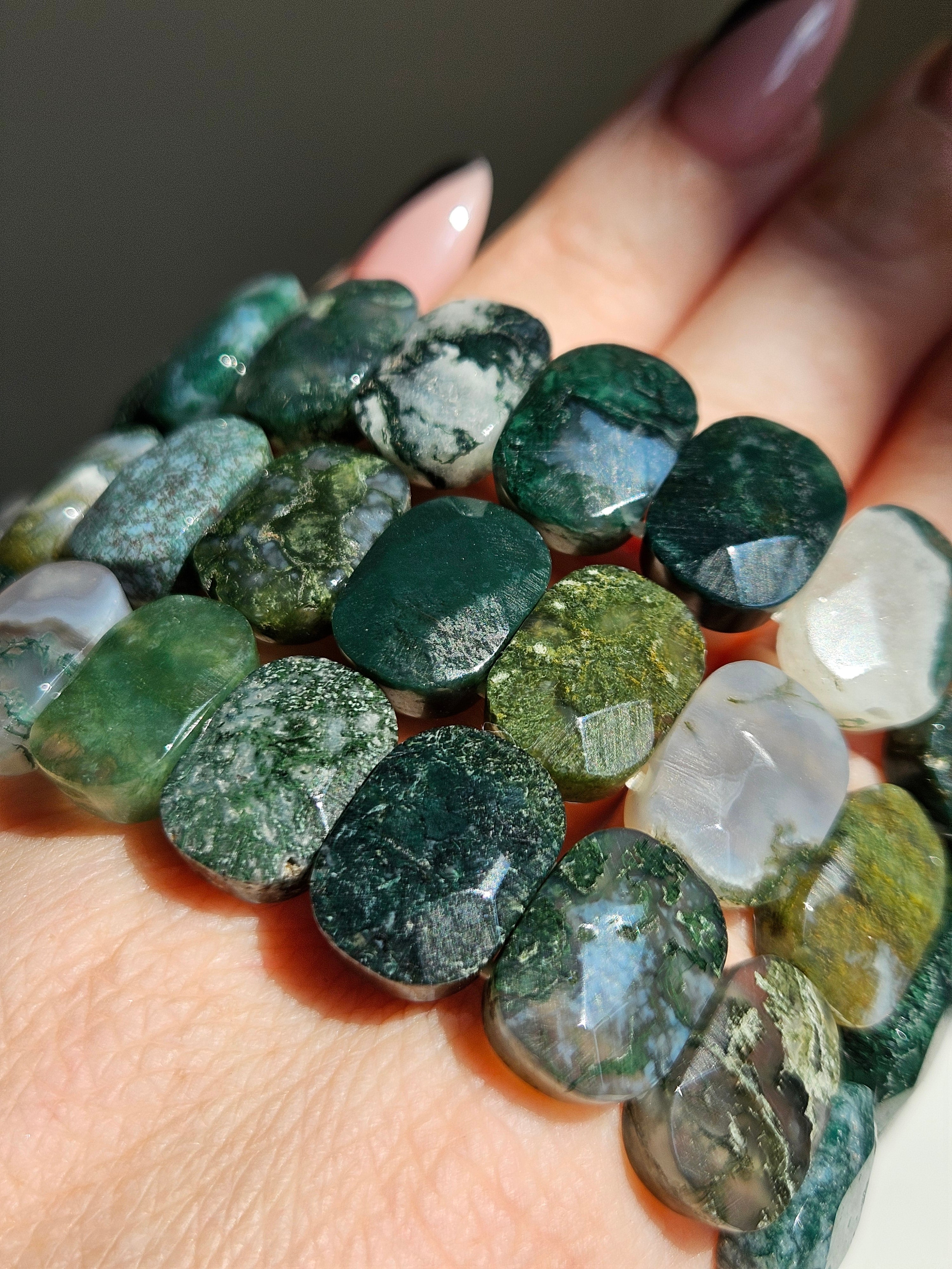 Moss Agate bracelet | bangle
