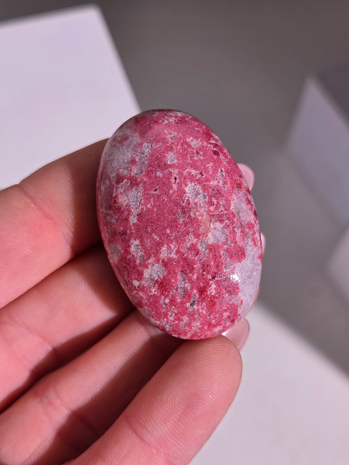Thulite Palmstone | select your piece