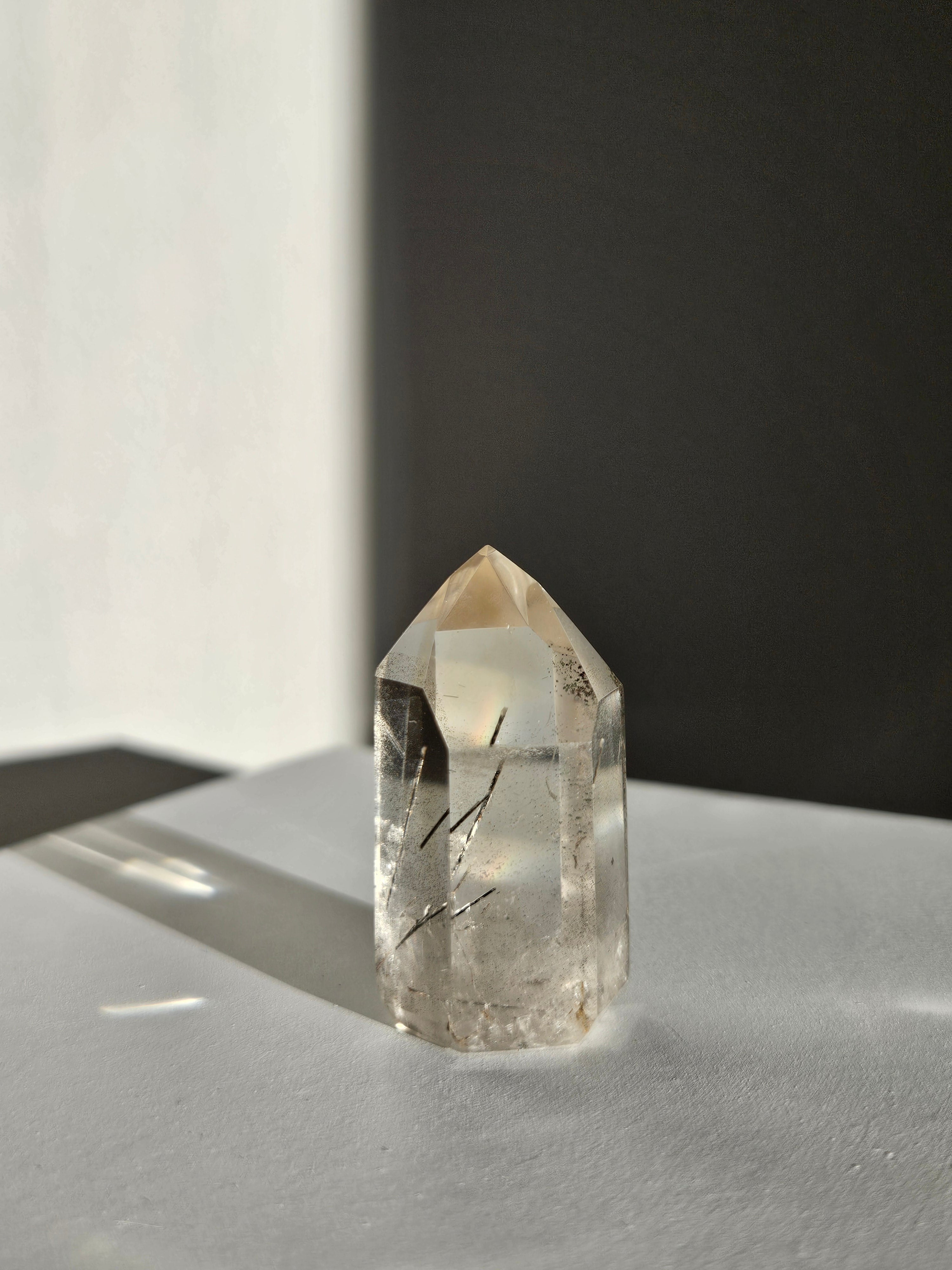 Citrine x Rutile Tower 012