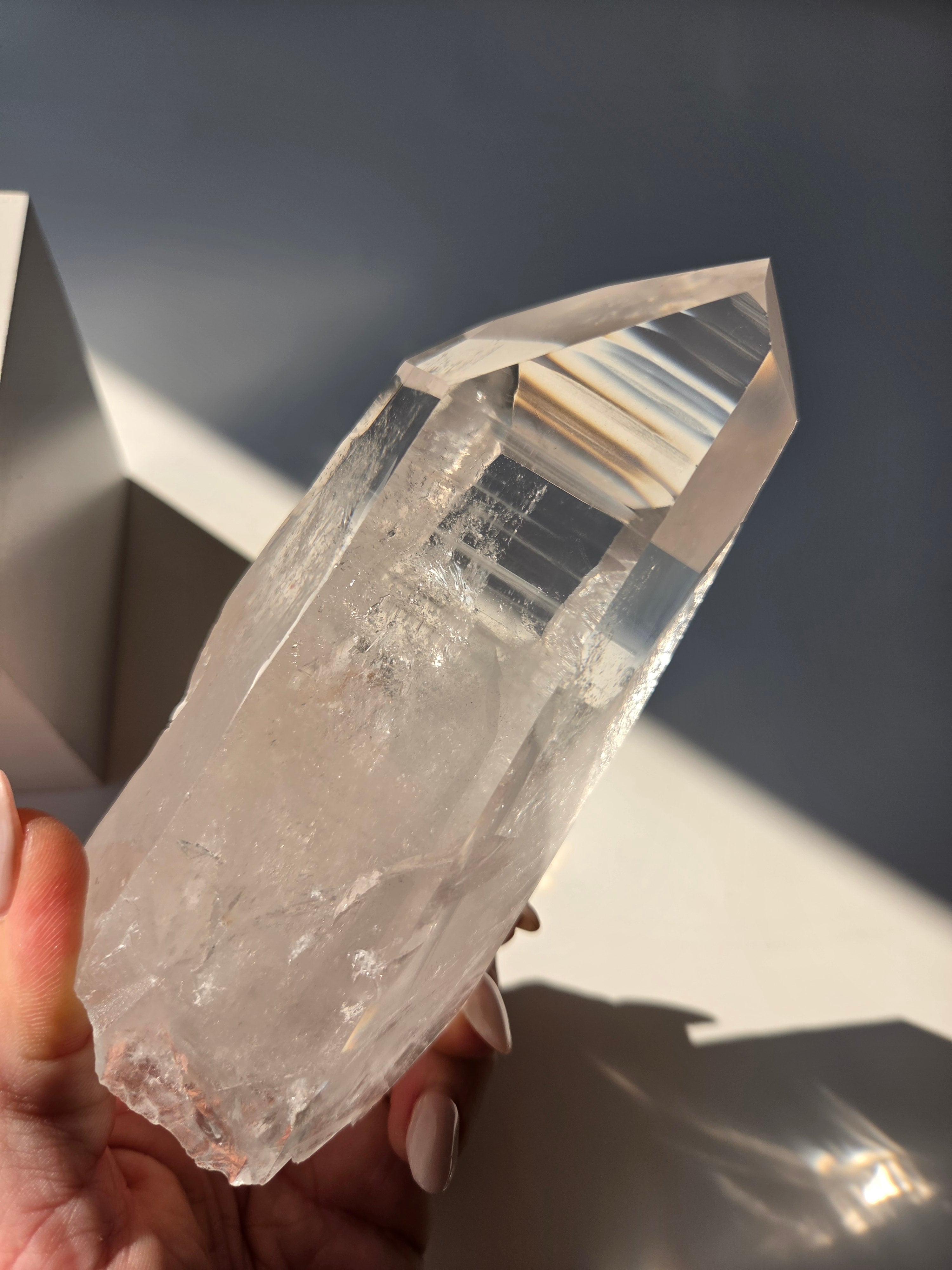 Semipolished Lemurian Quartz 001