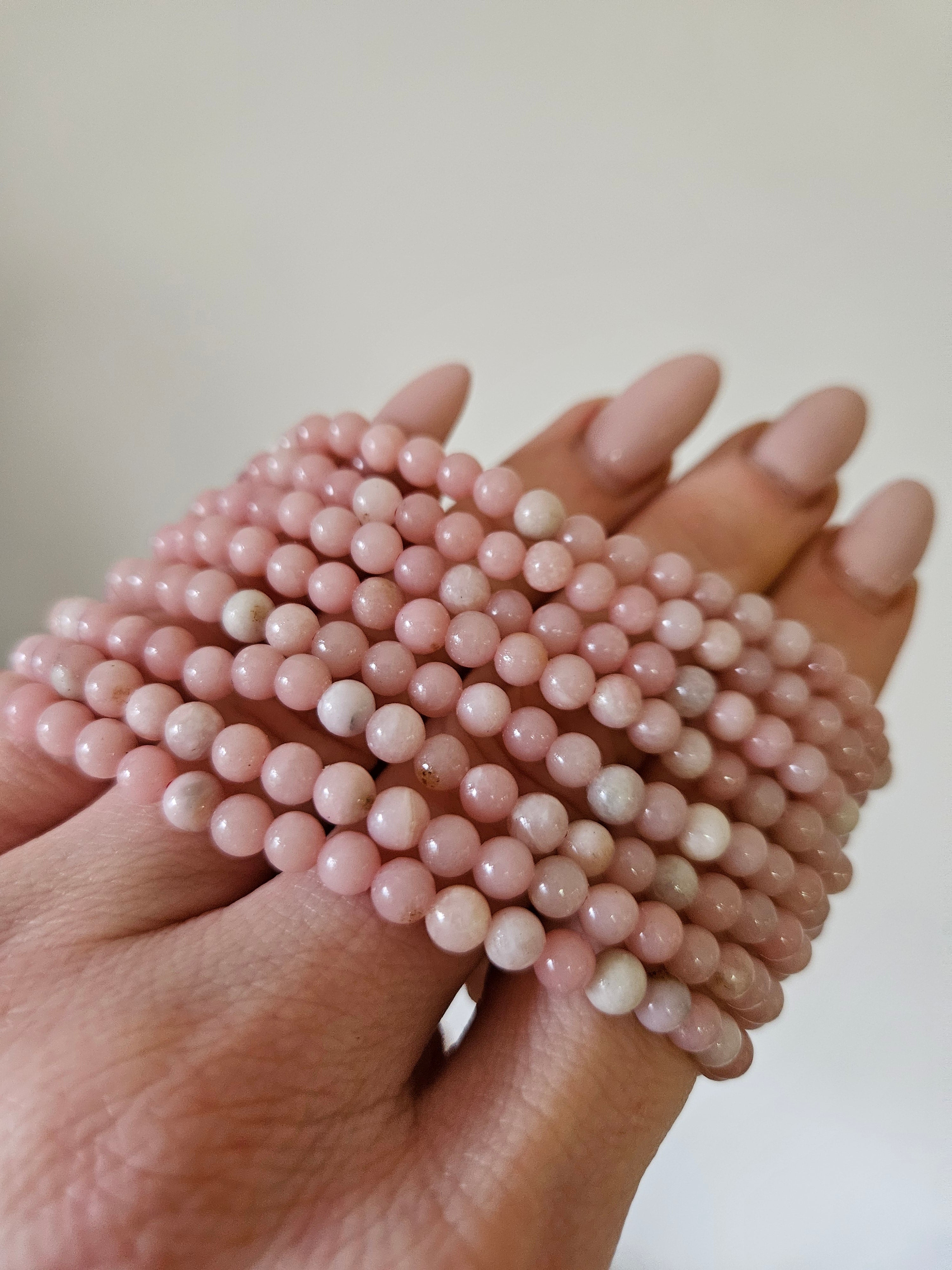 Pink Opal Bracelet | 4mm