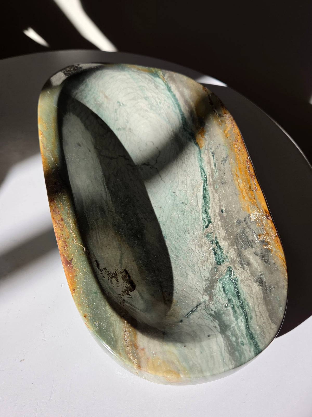Polychrome Jasper Bowl 020