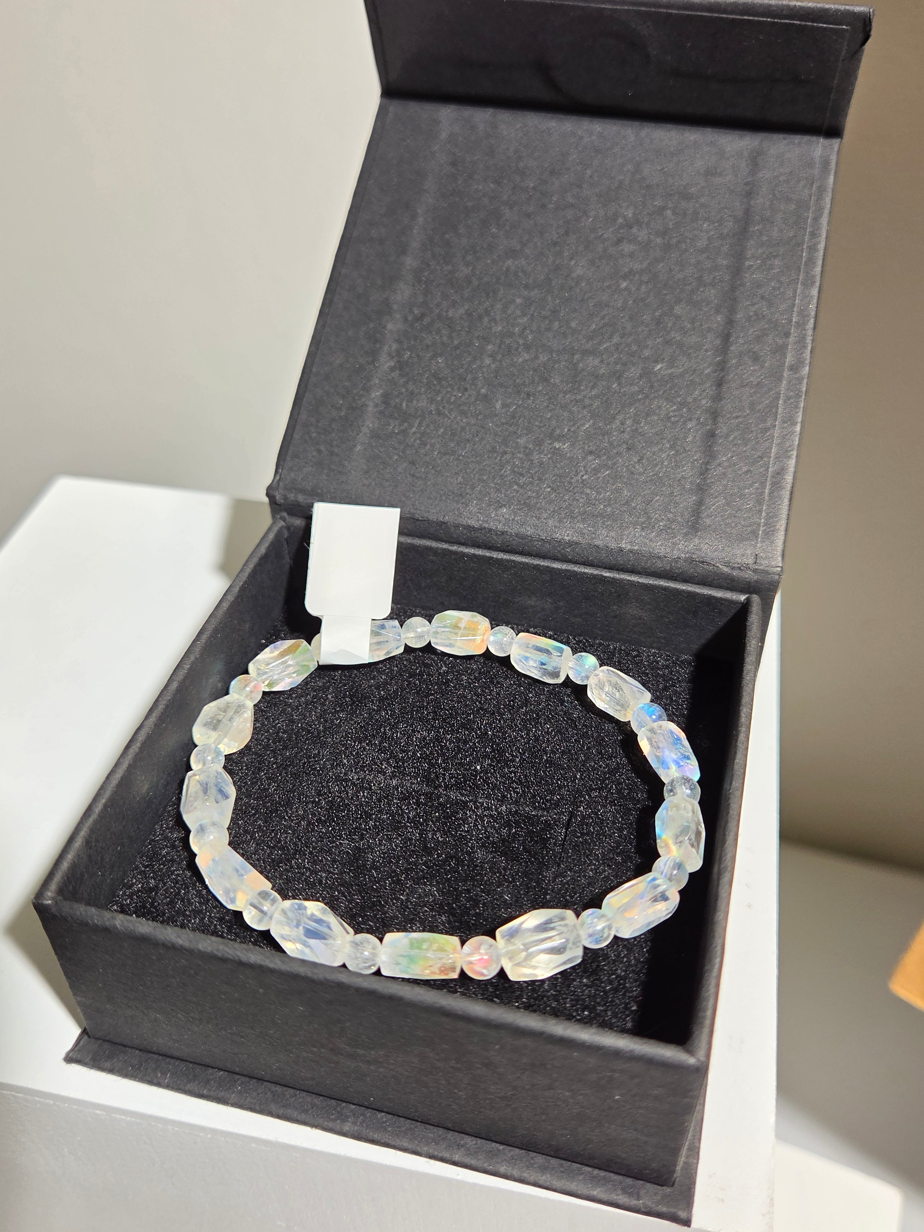 Malagasy Moonstone freeform Bracelet | 004