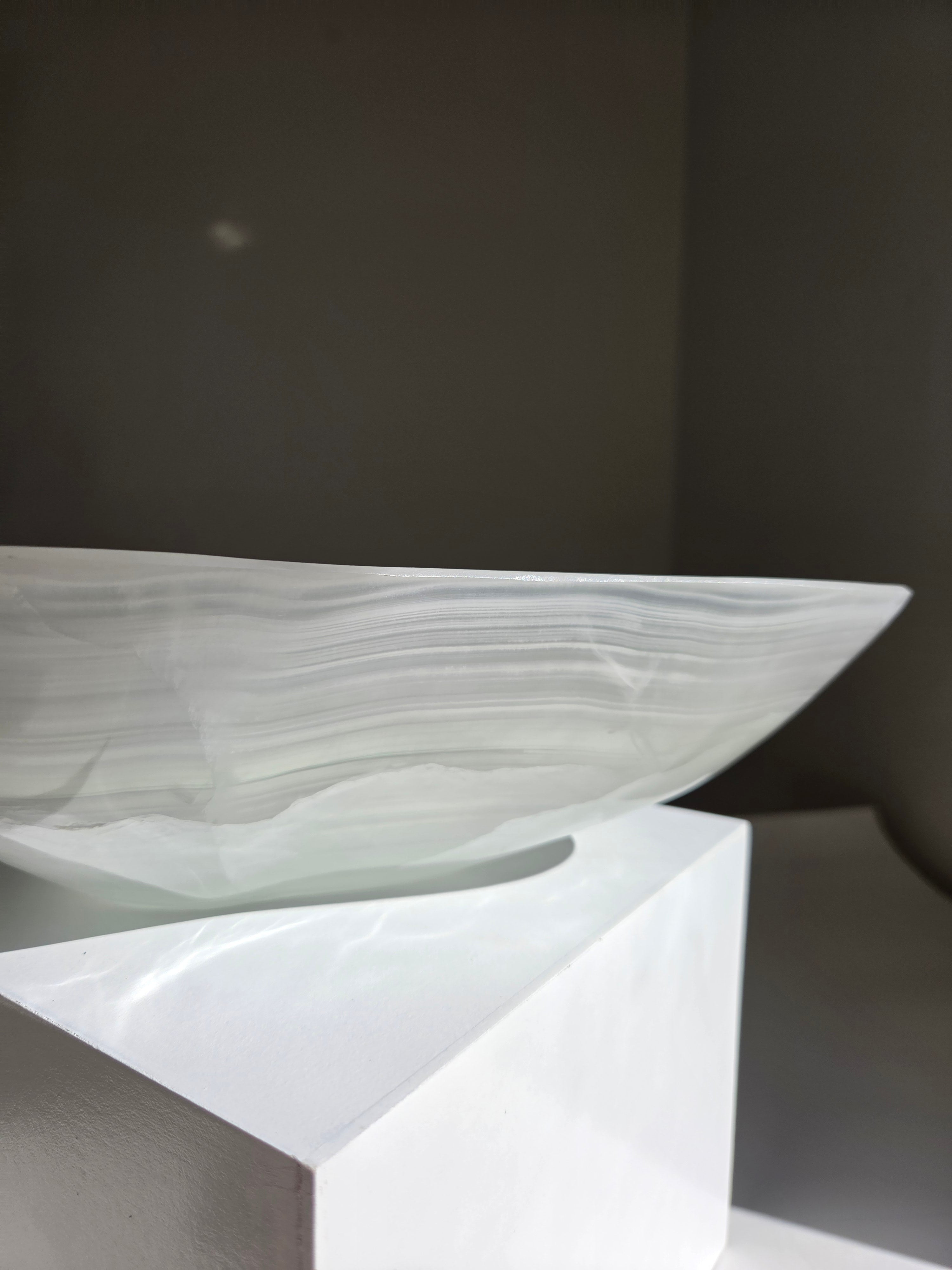 White Onyx Bowl 002