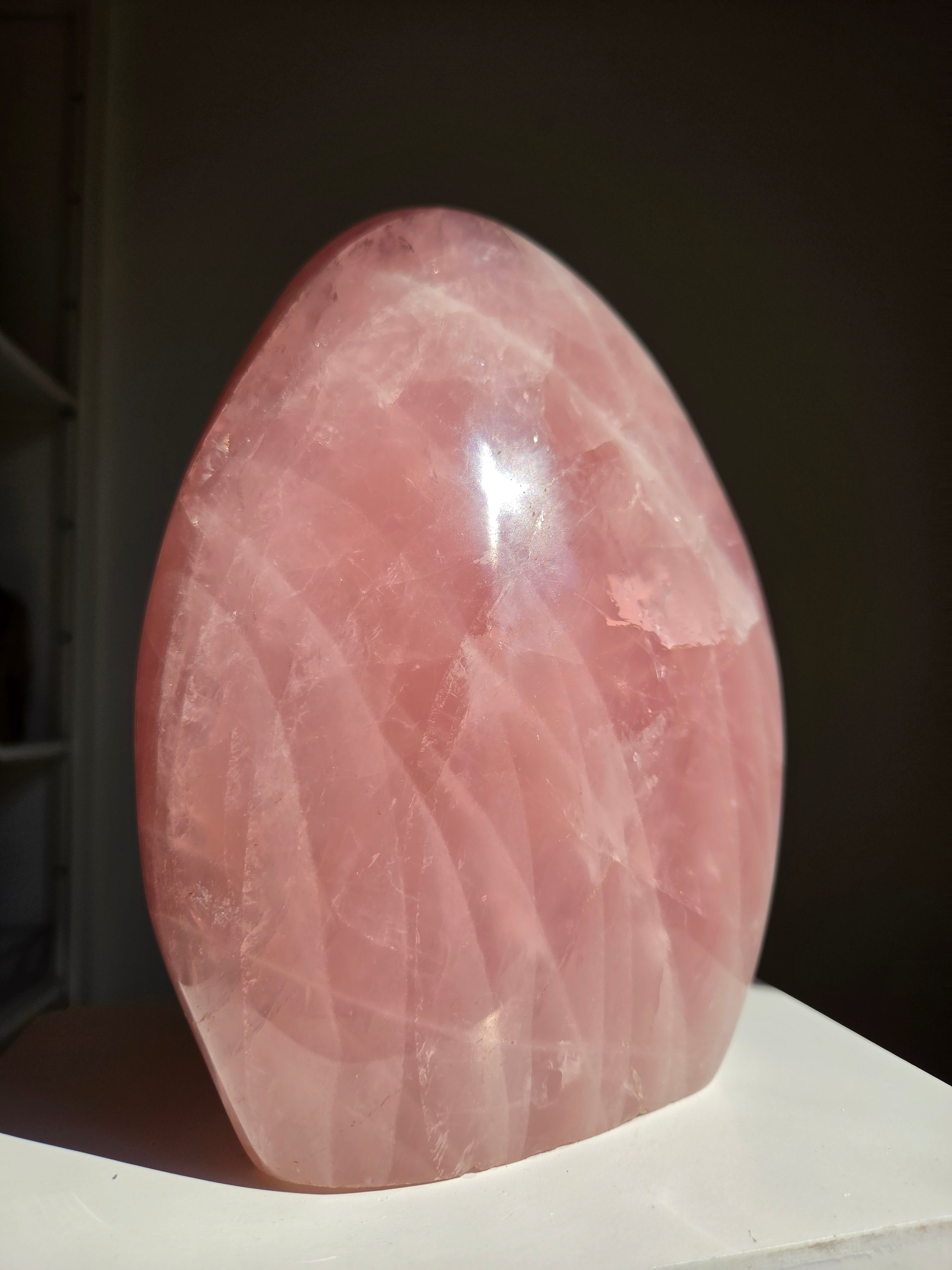 XL Rose Quartz Freeform