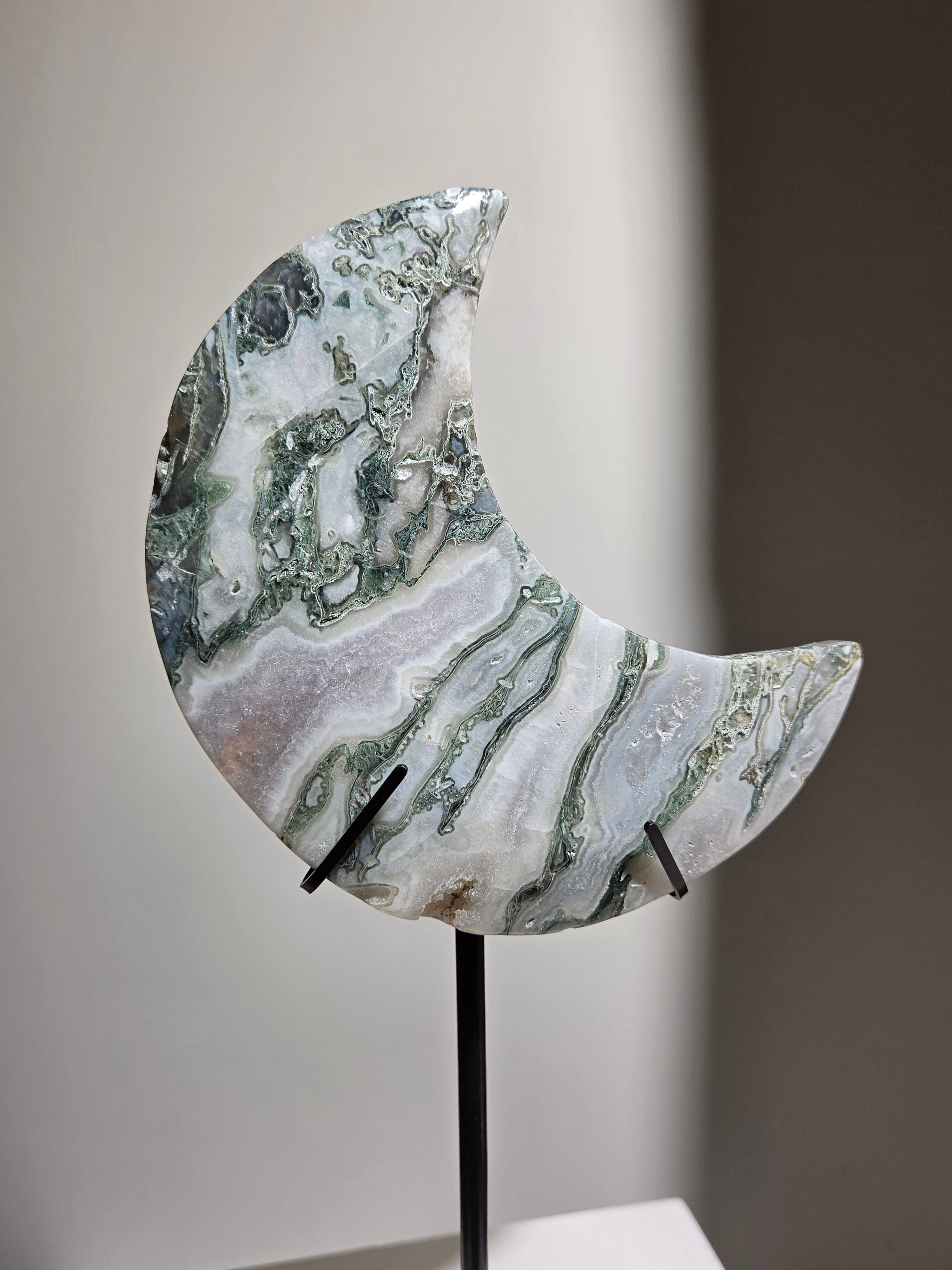 Moss Agate Moon 002