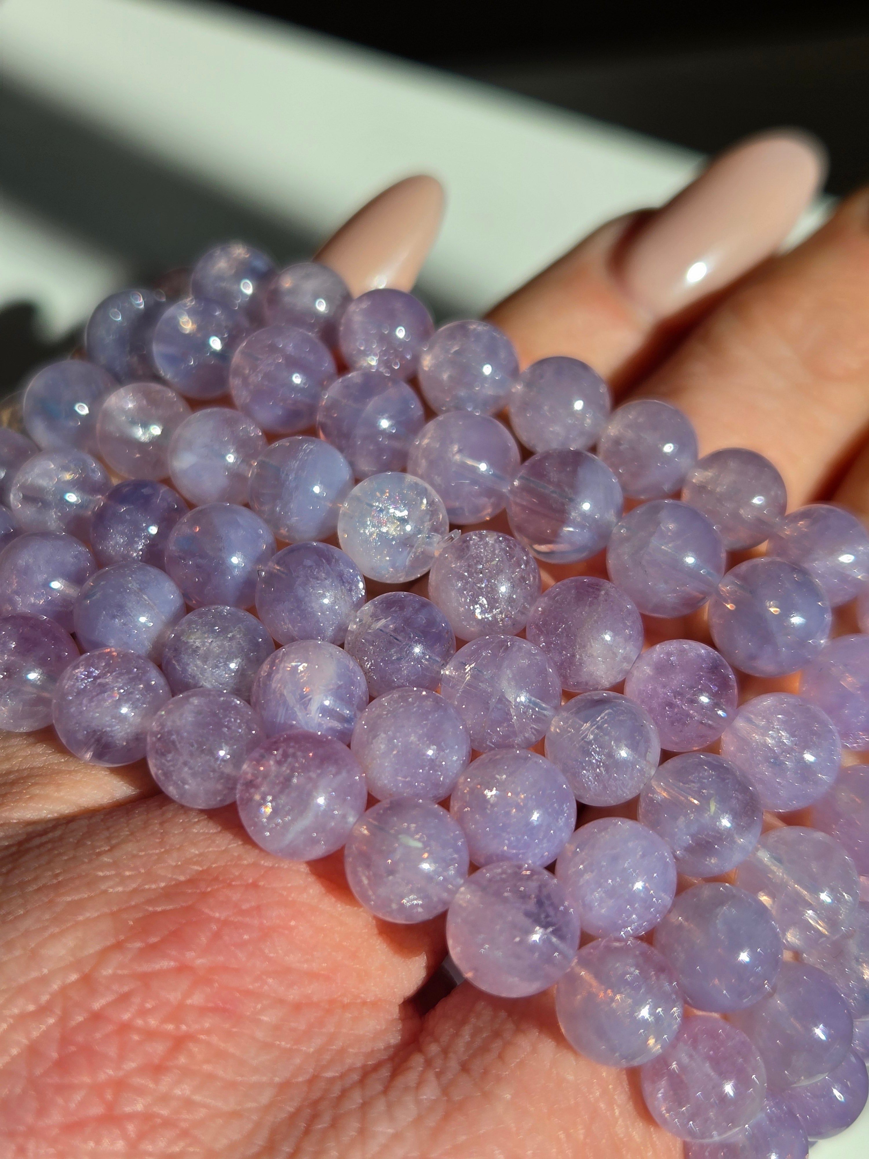 Lavender Quartz bracelet | 8mm