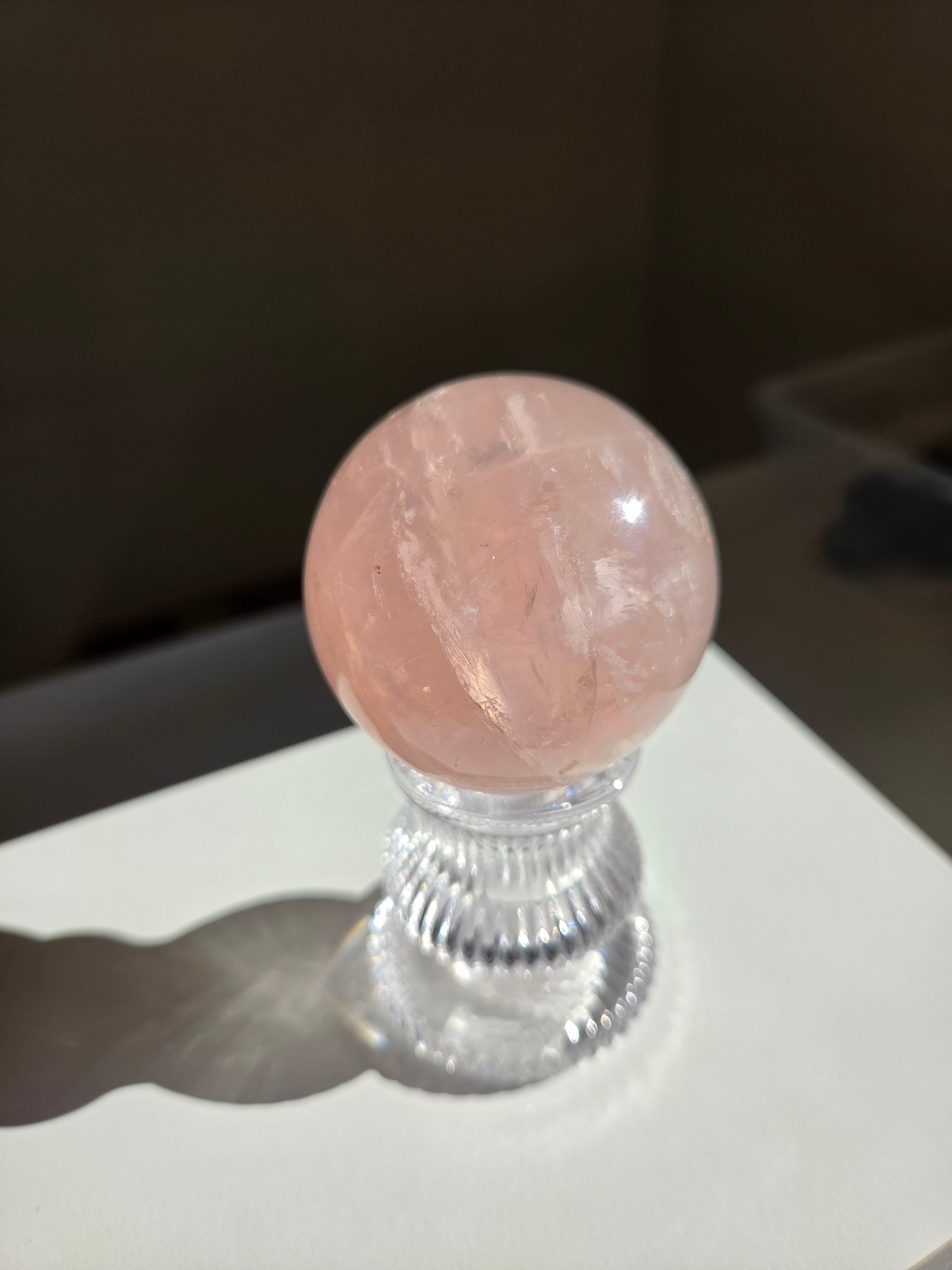 Rose Quartz Sphere 007