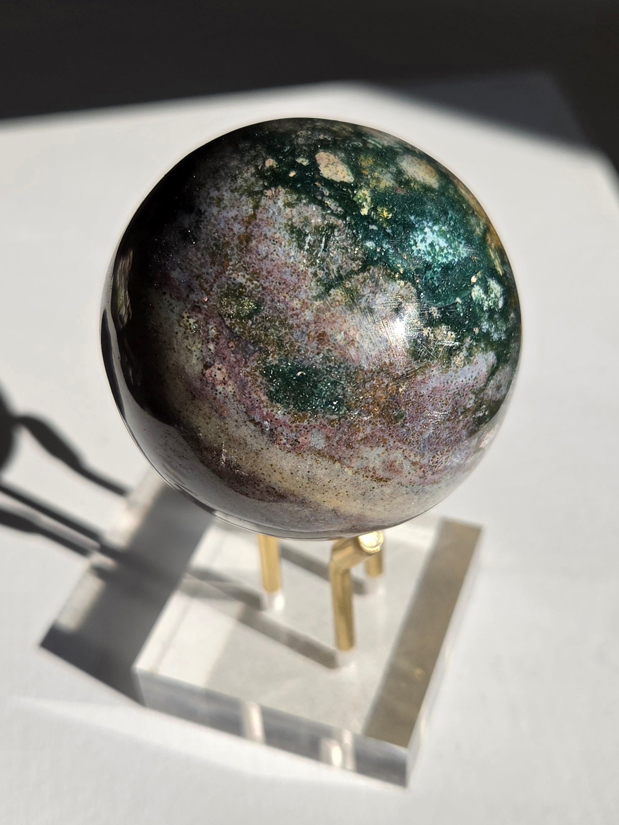Sea Jasper Sphere 004