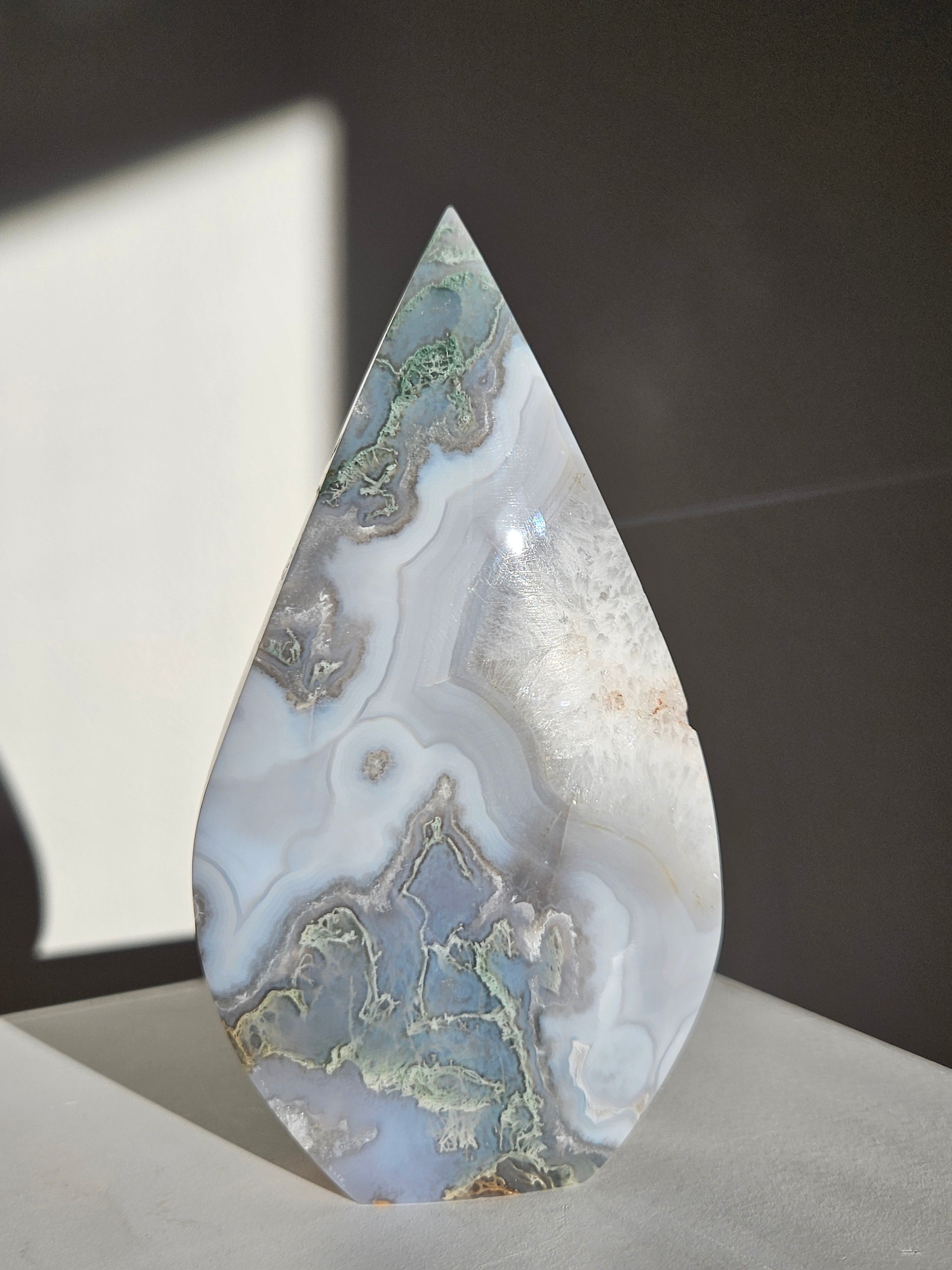 Moss Agate Flame 005