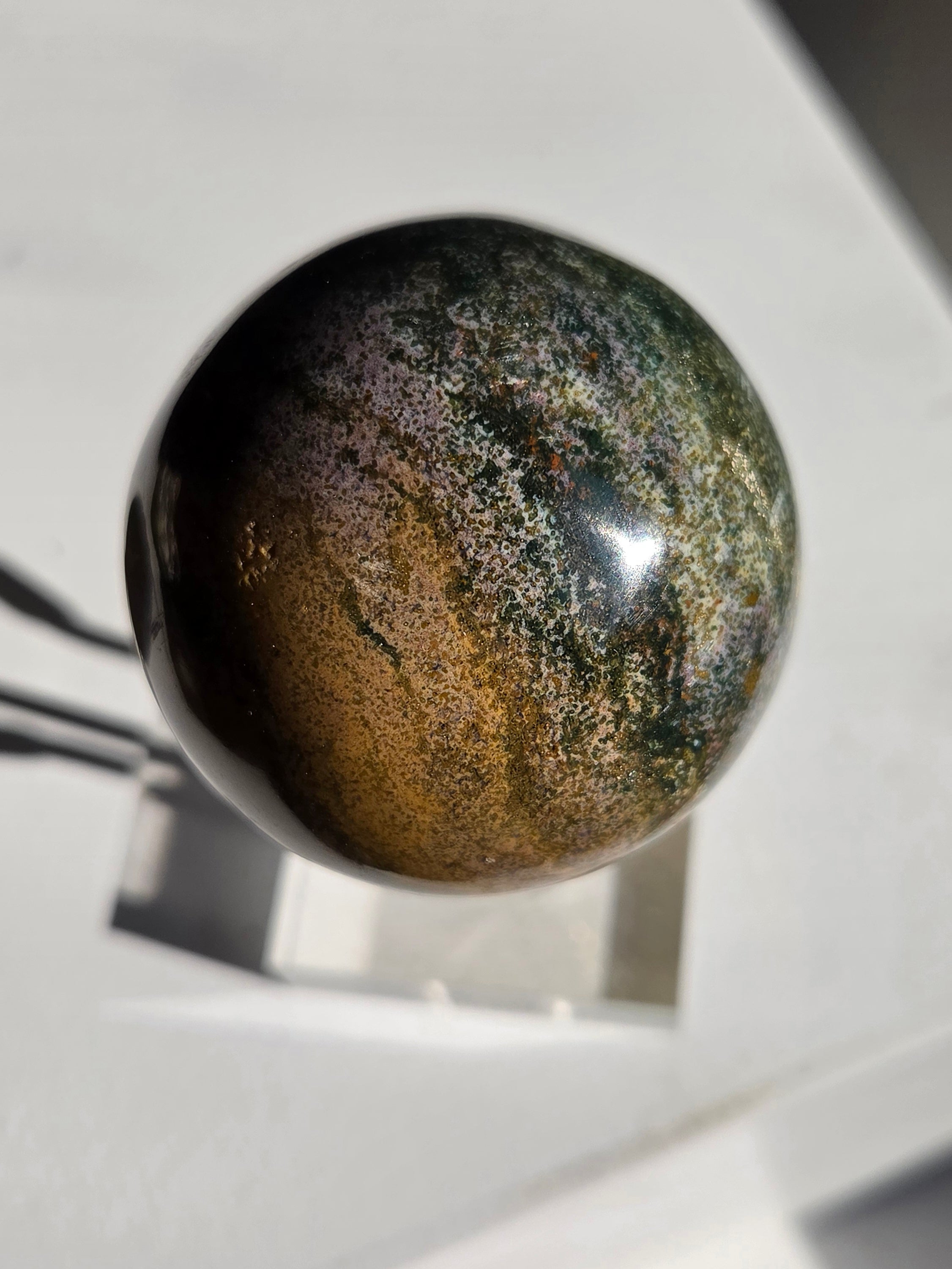 Sea Jasper Sphere 005