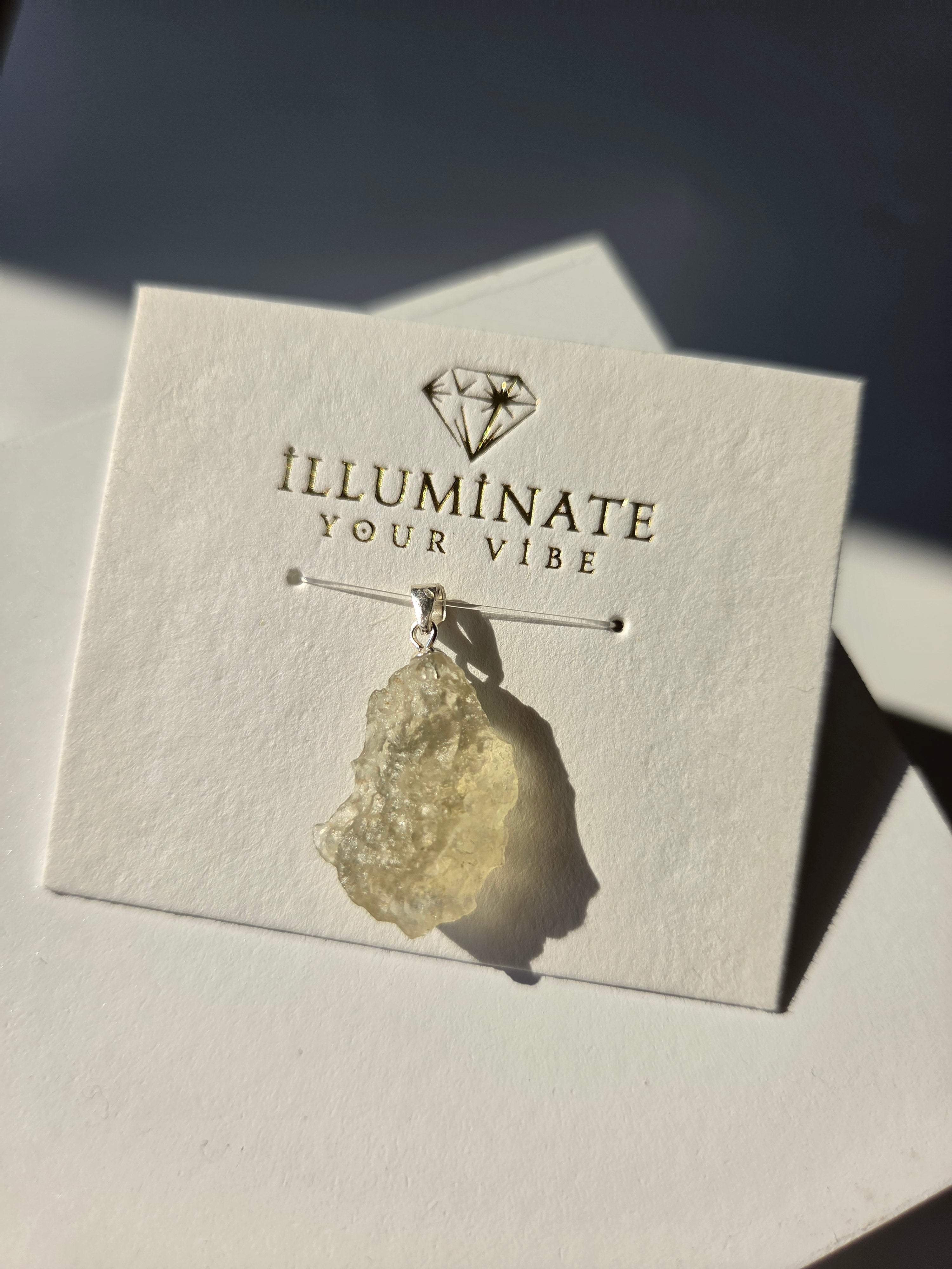 Libyan Desert Glass pendant 004