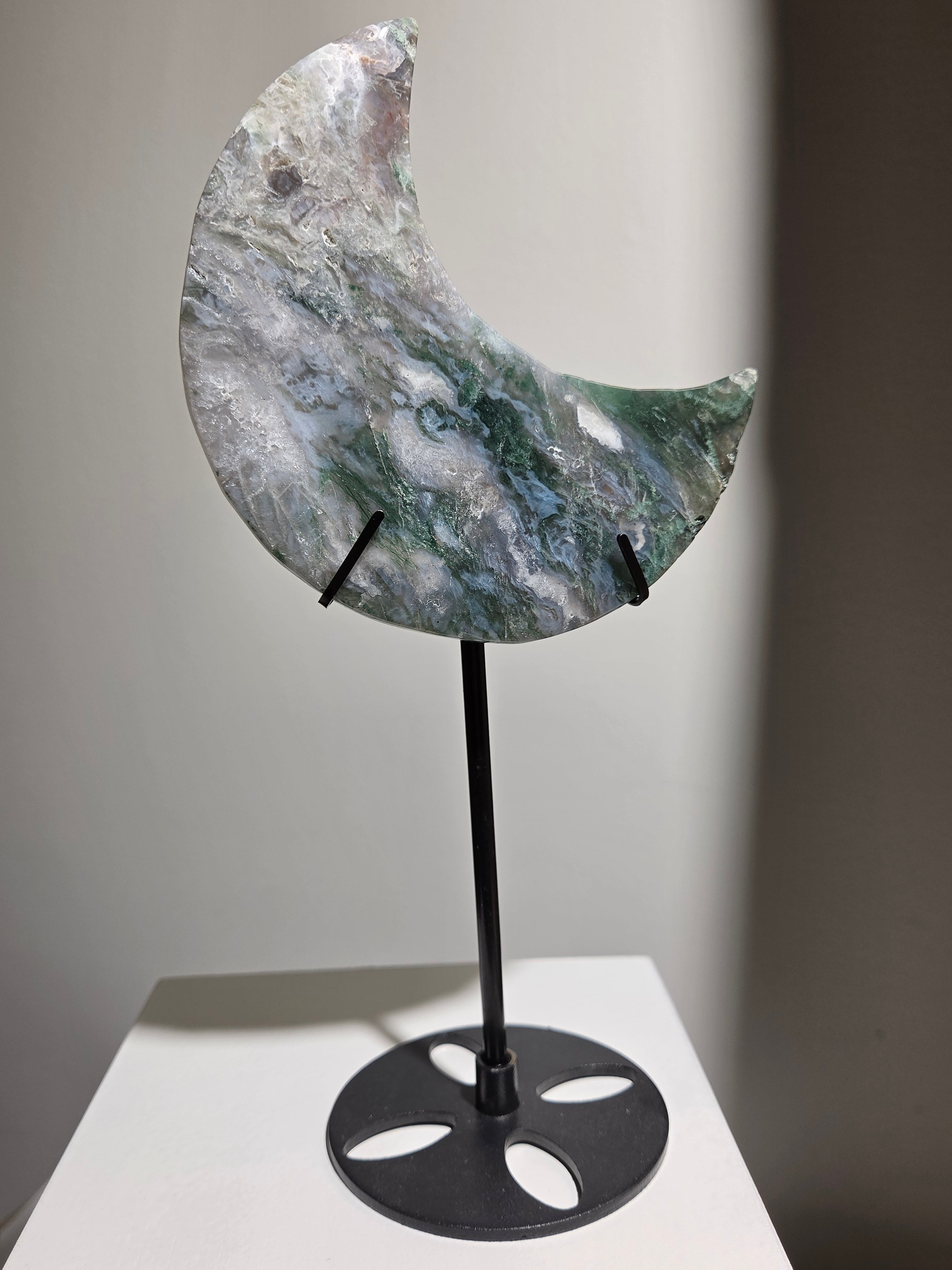 Moss Agate Moon 001