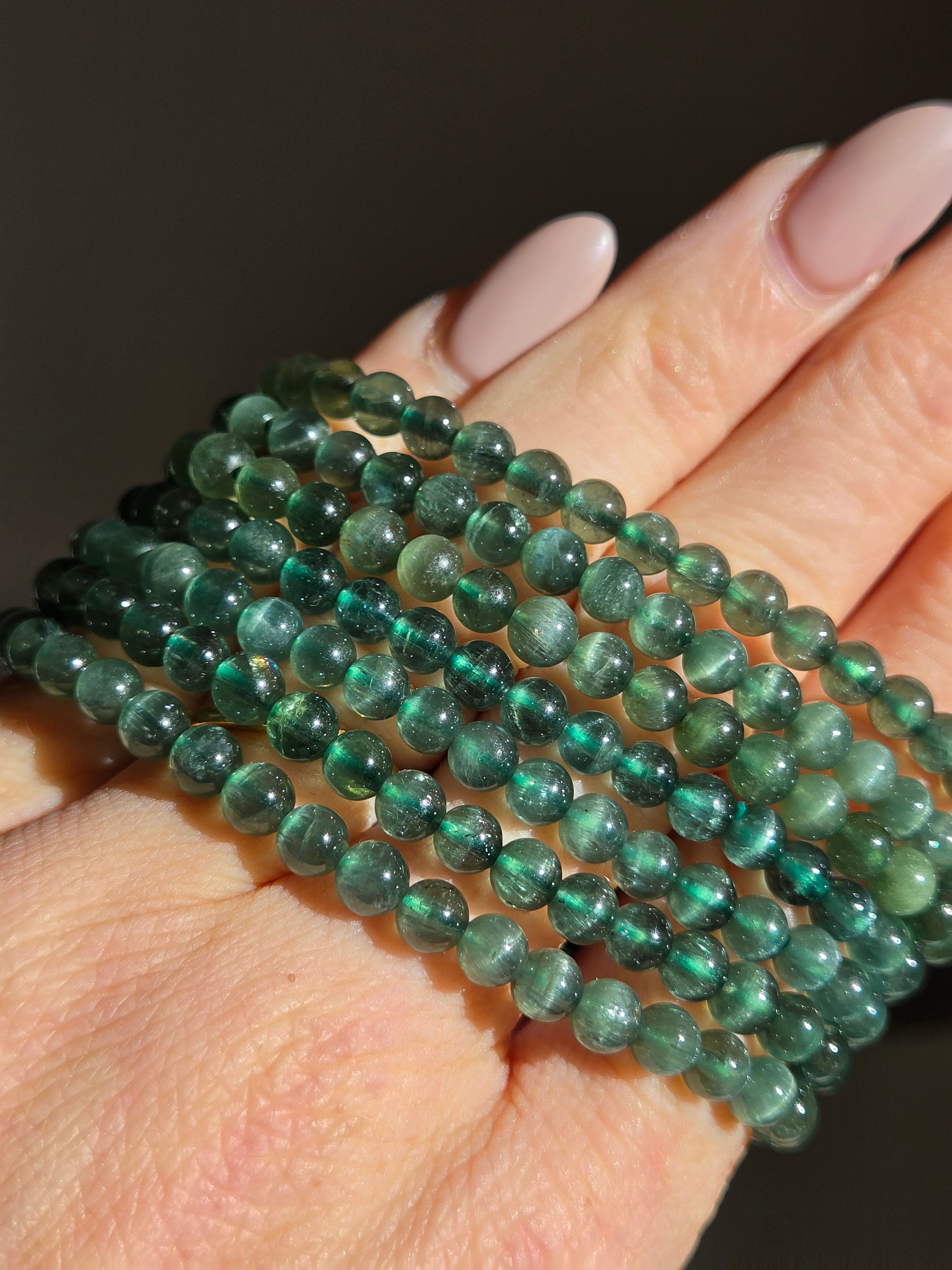 Green Apatite Bracelet | 6mm