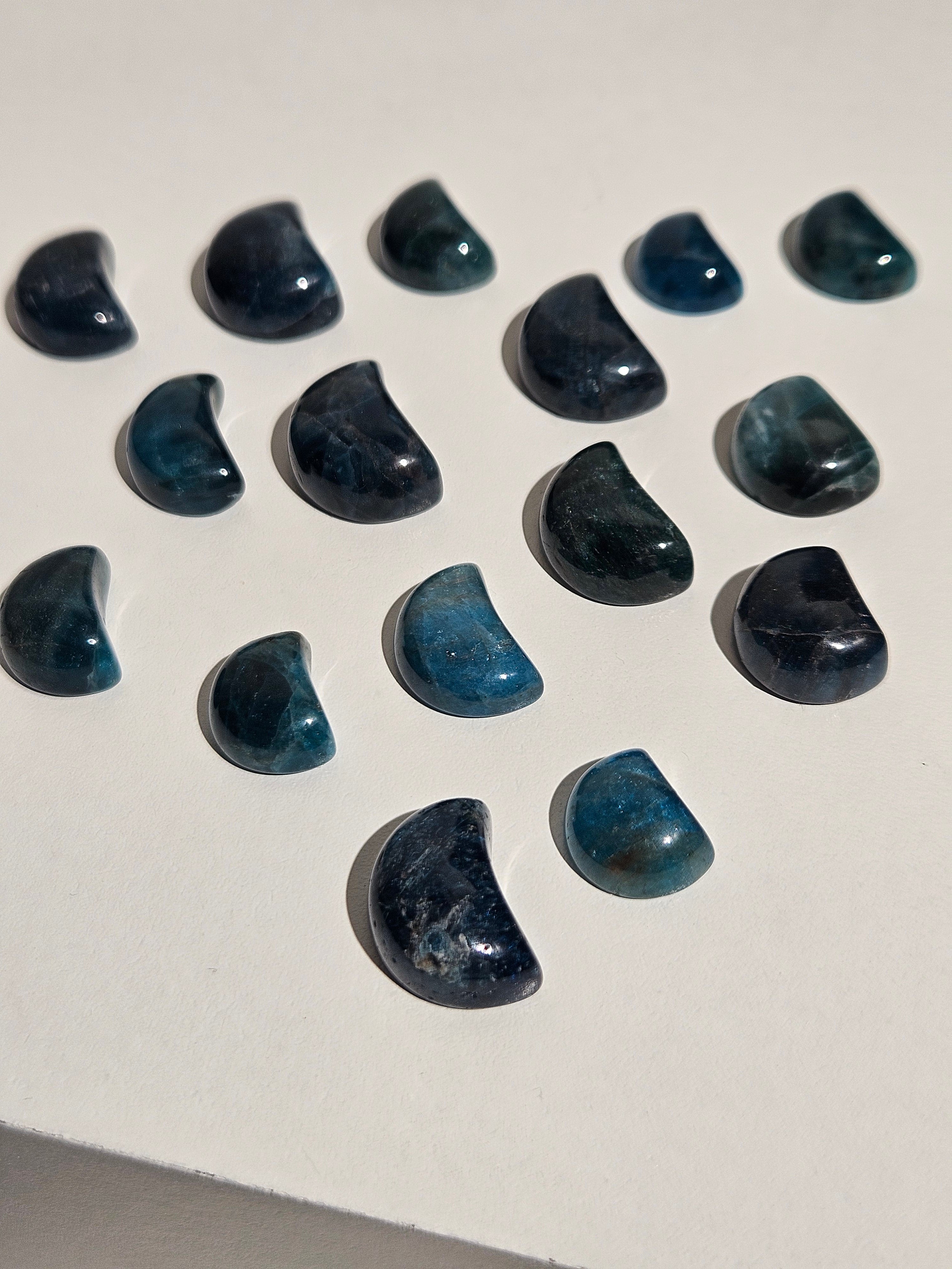 Blue Apatite Mini Moon