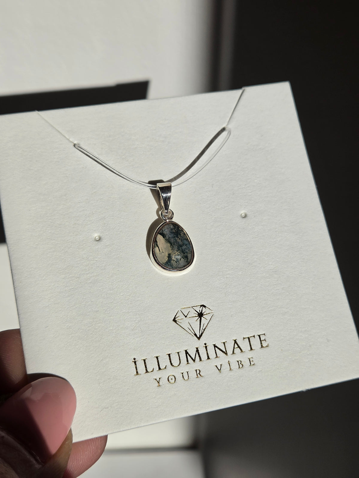 Moss Agate Pendant 002