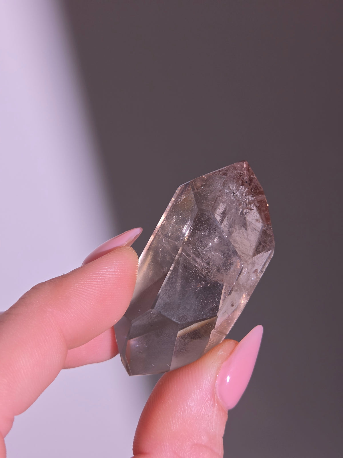 Semipolished Smoky Lemurian Quartz 003