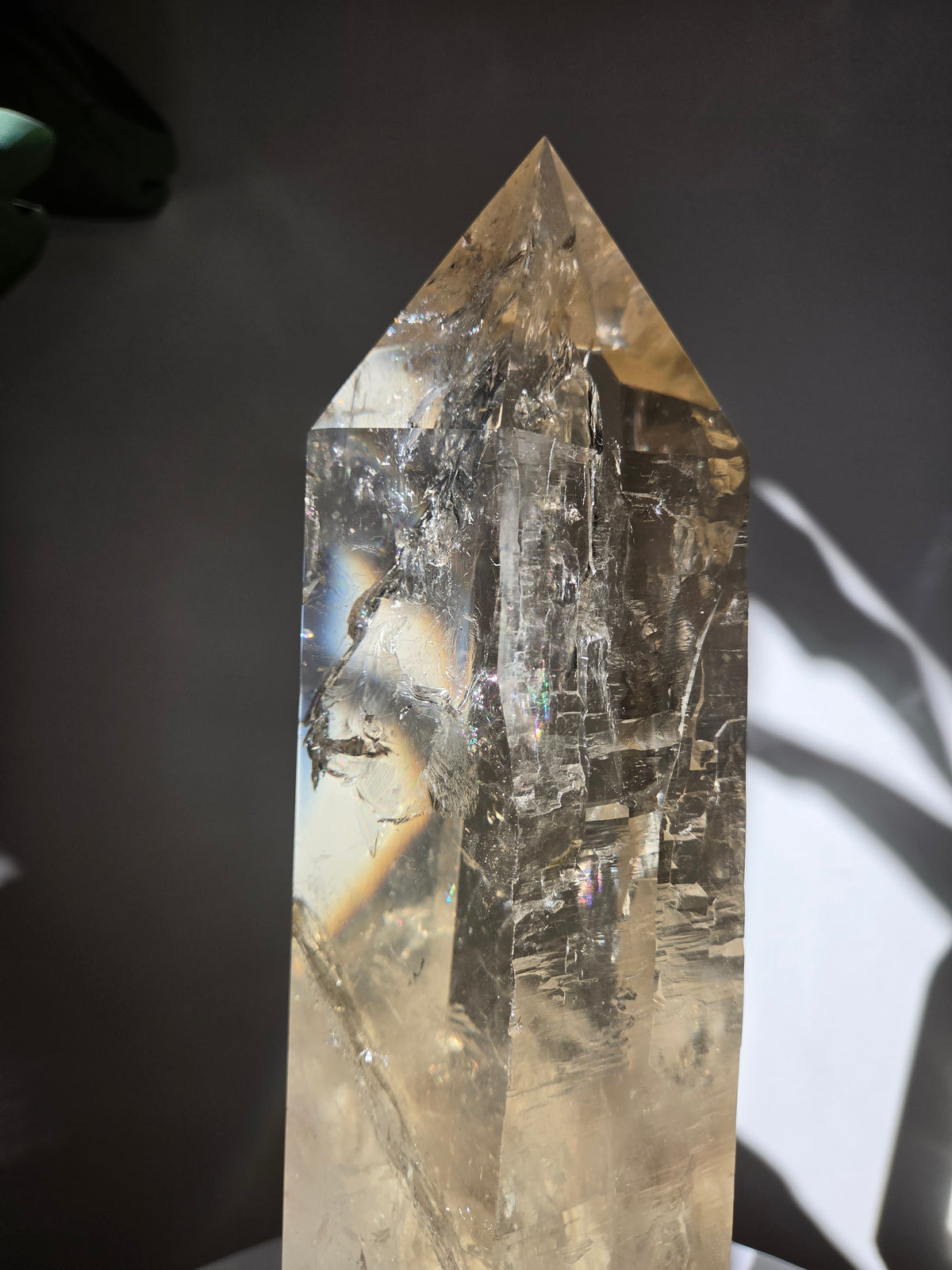 Semipolished Citrine Lemurian Statement