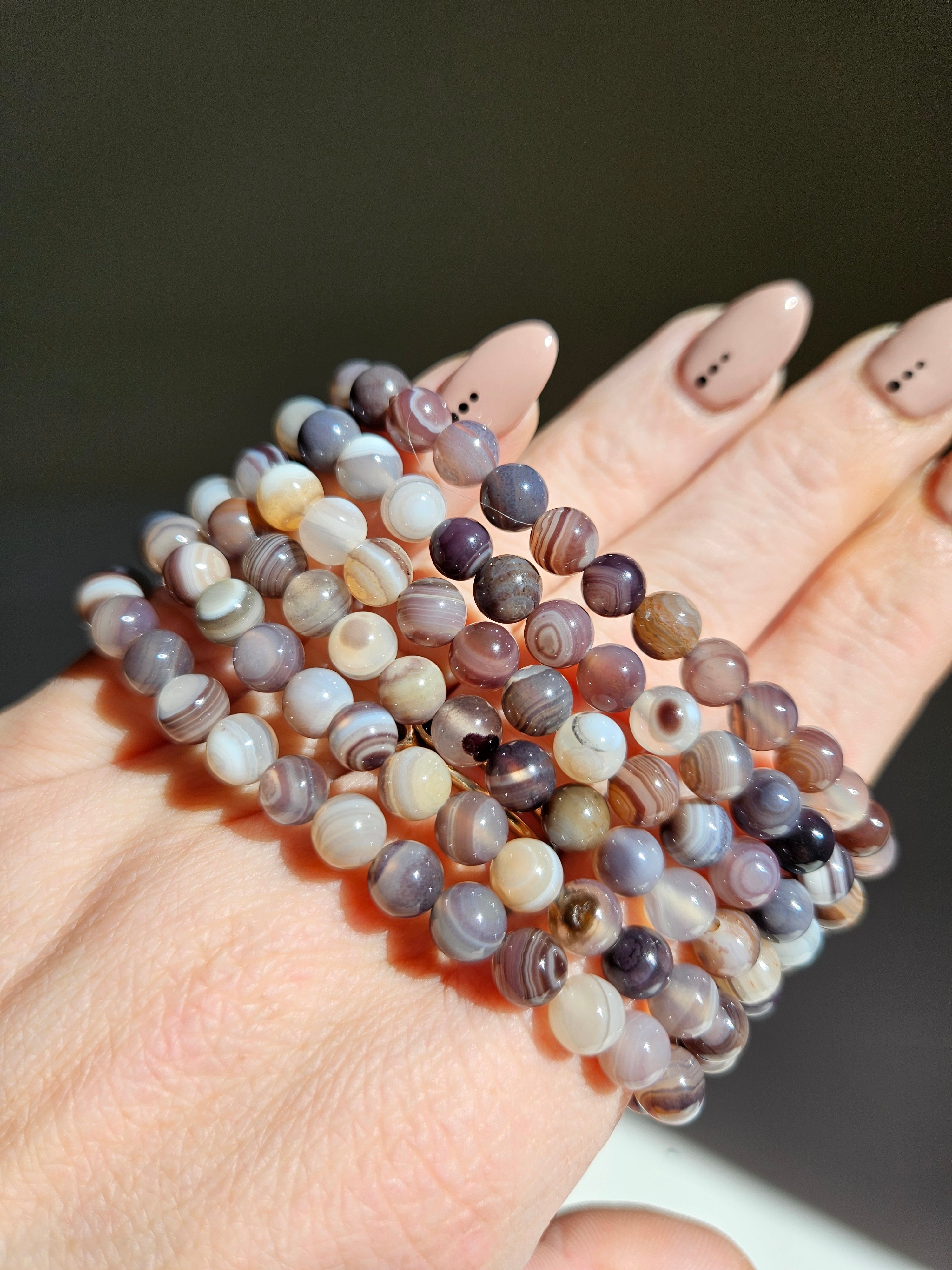 Botswana Agate Bracelet | 6mm