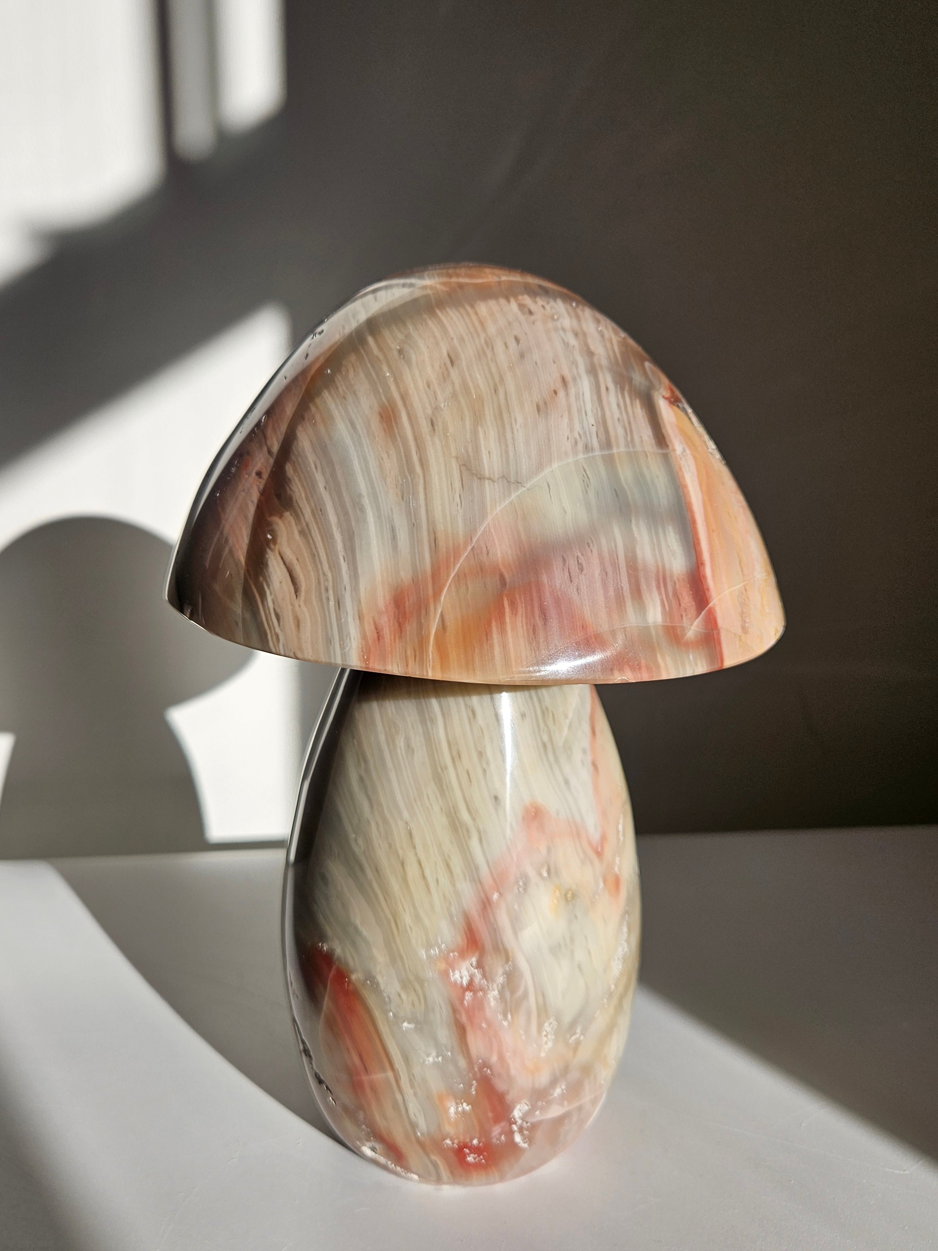 Polychrome Jasper Statement Mushroom 002