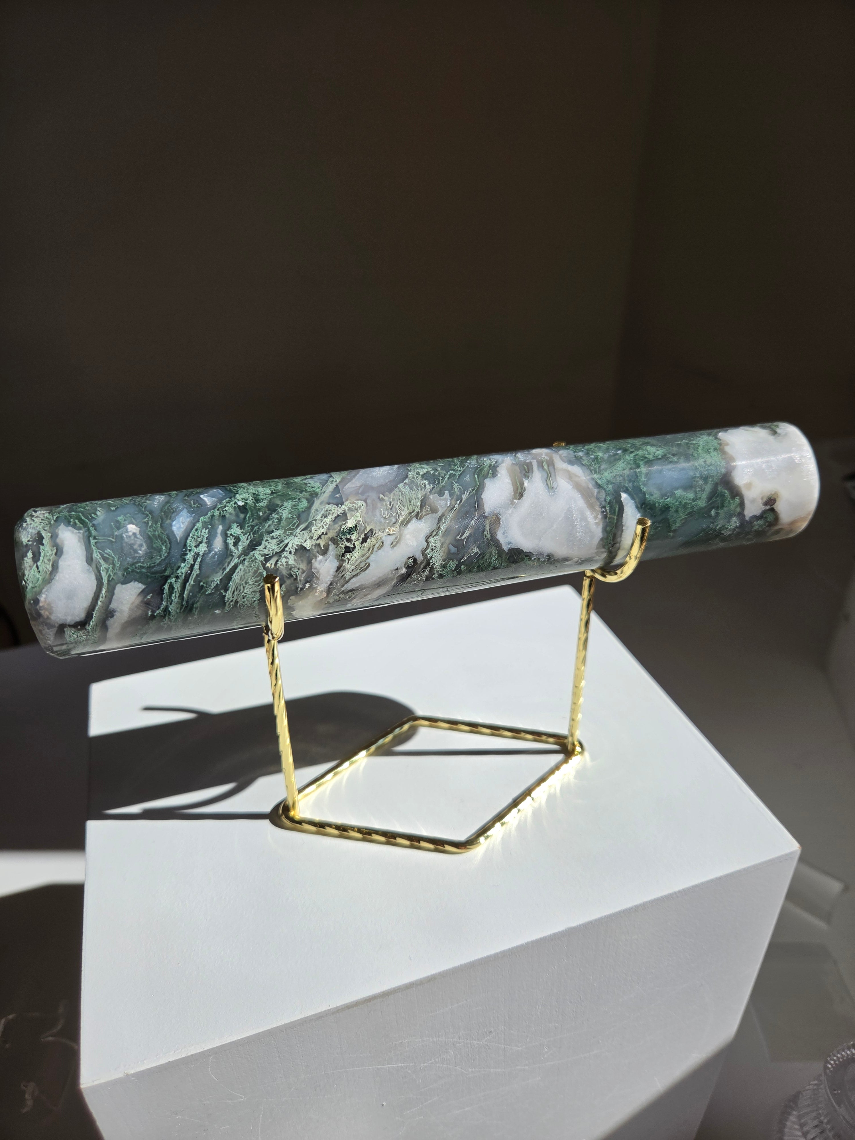 Moss Agate Bracelet Holder 002