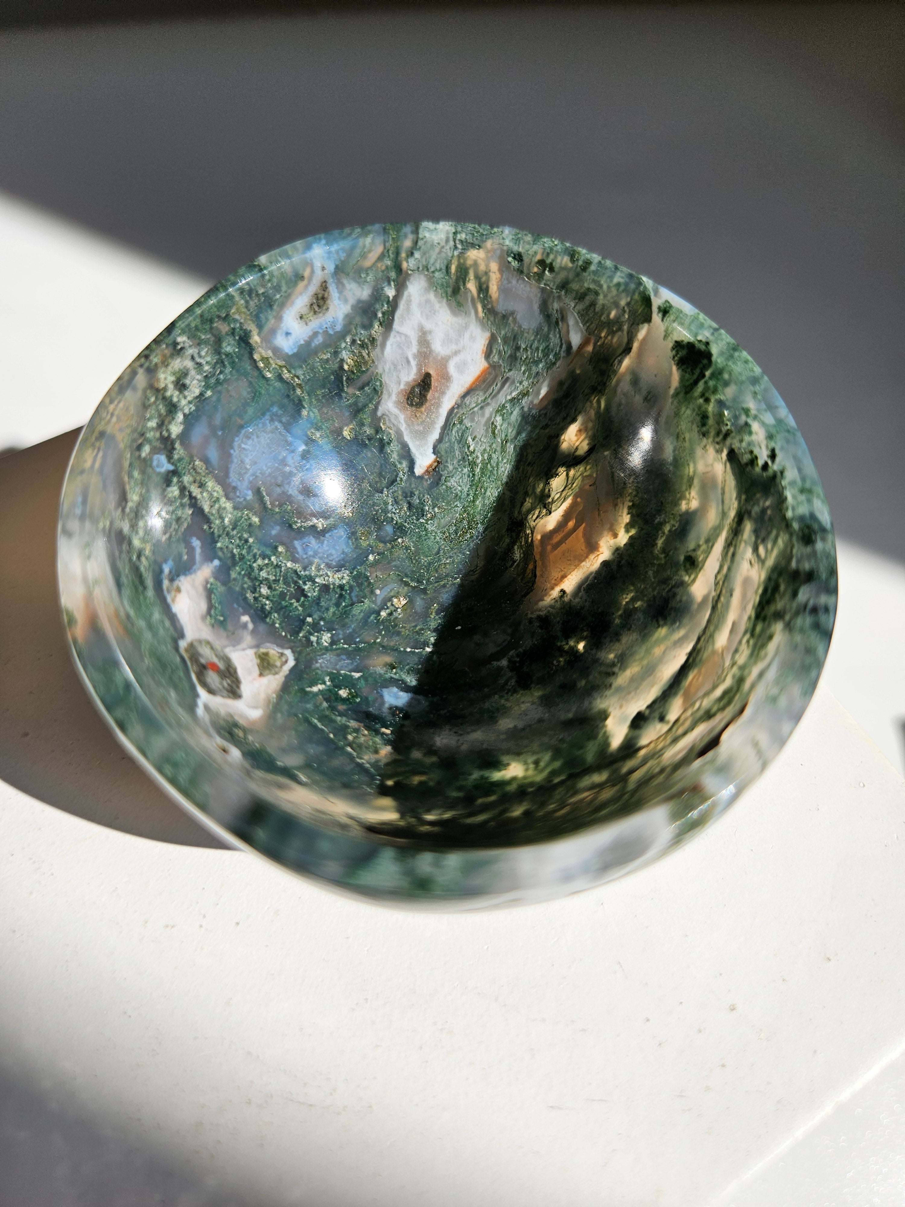 HQ Moss Agate Mini Bowl 008