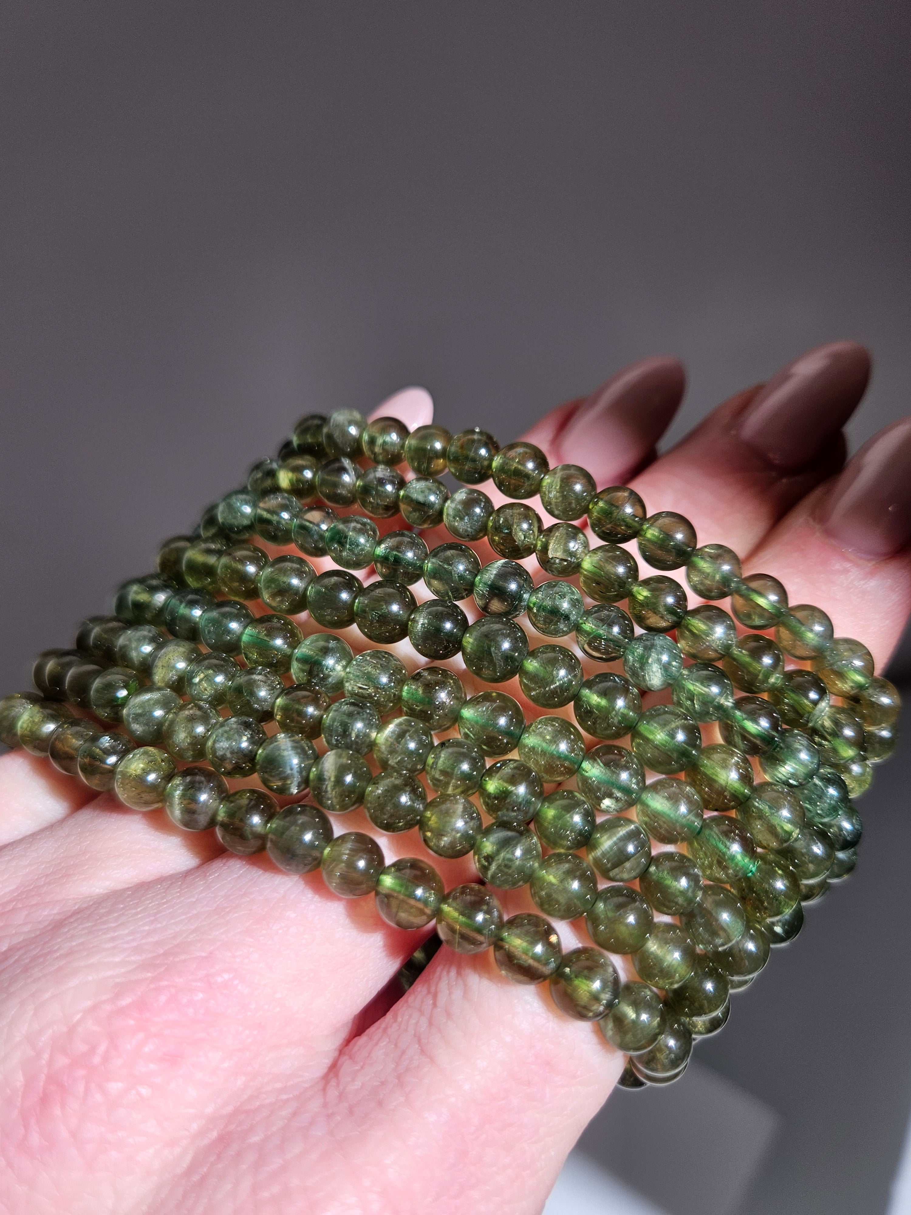 Green Apatite Bracelet | 6mm