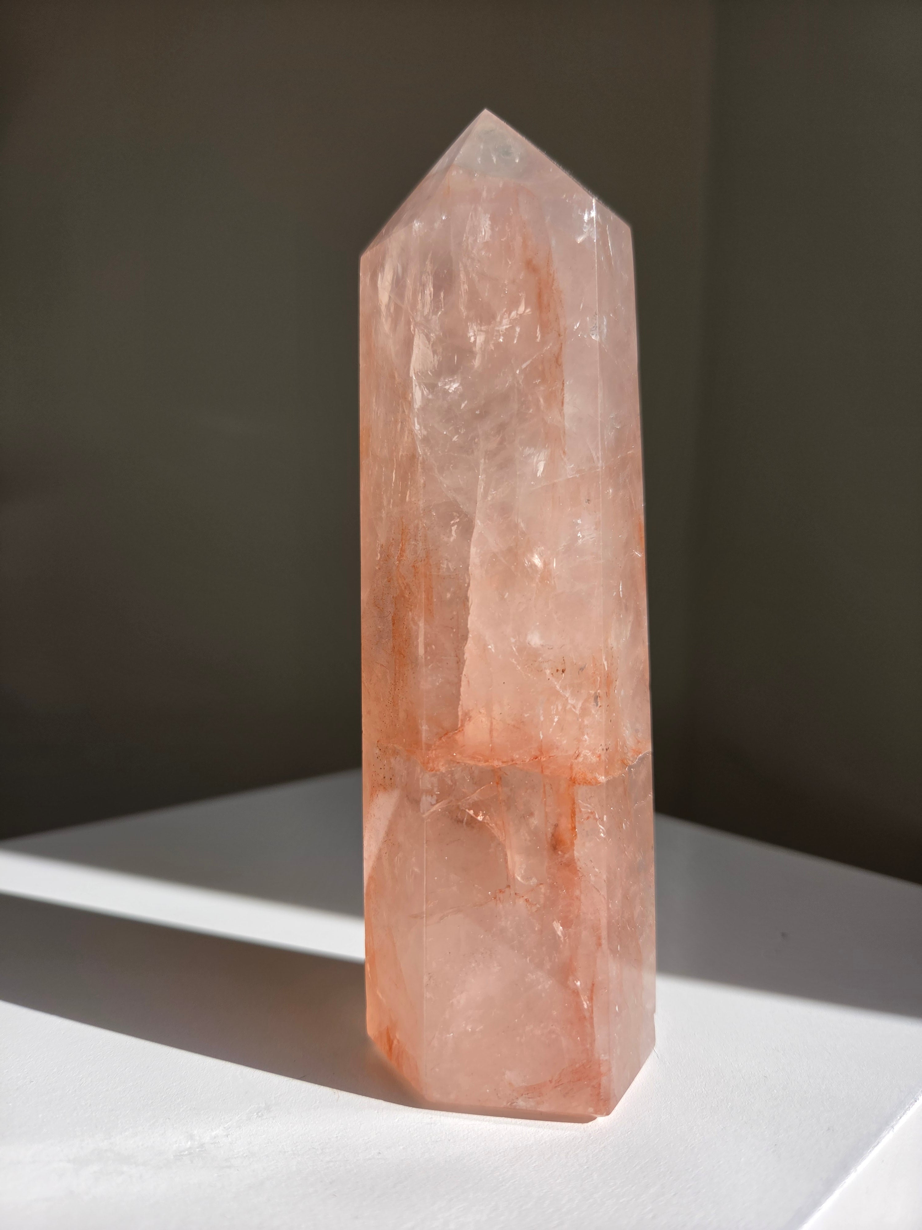 Hematoid Quartz Tower 003