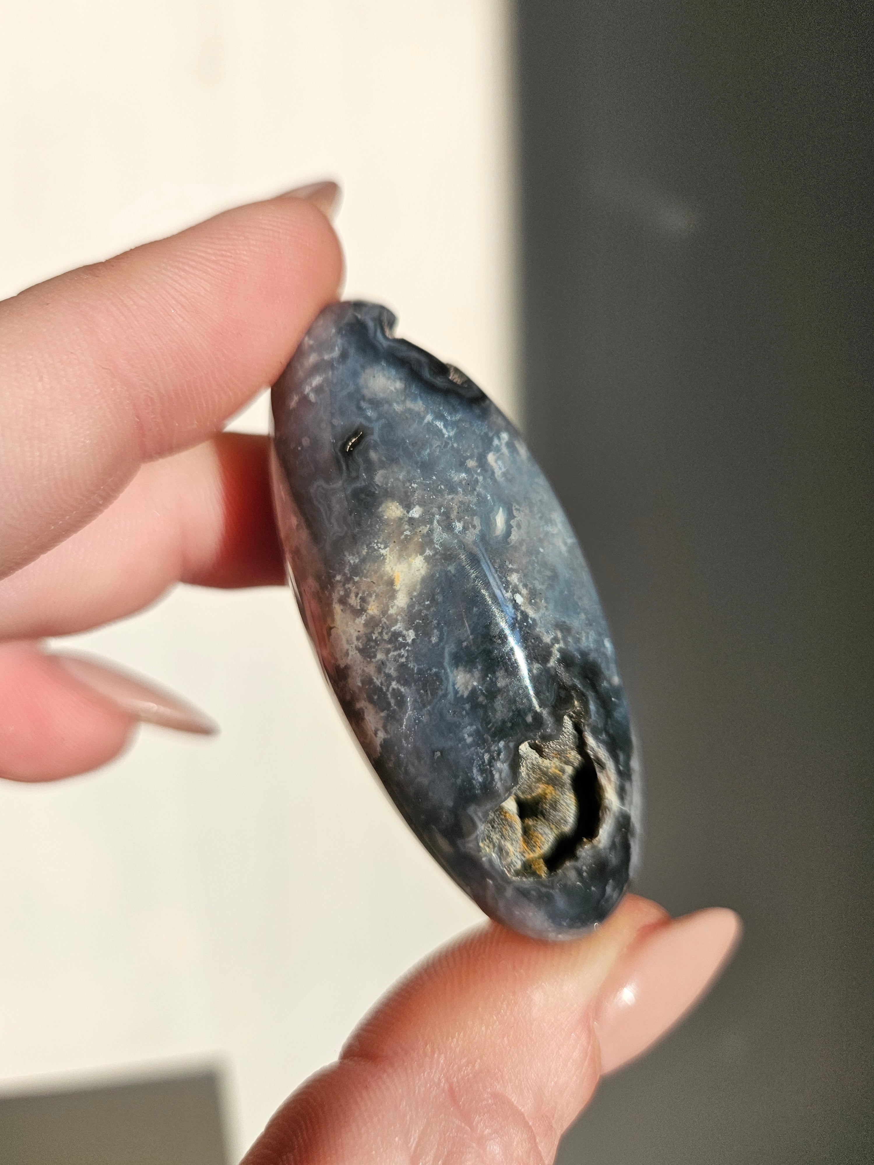 Pacific Blue Agate Shiva 011