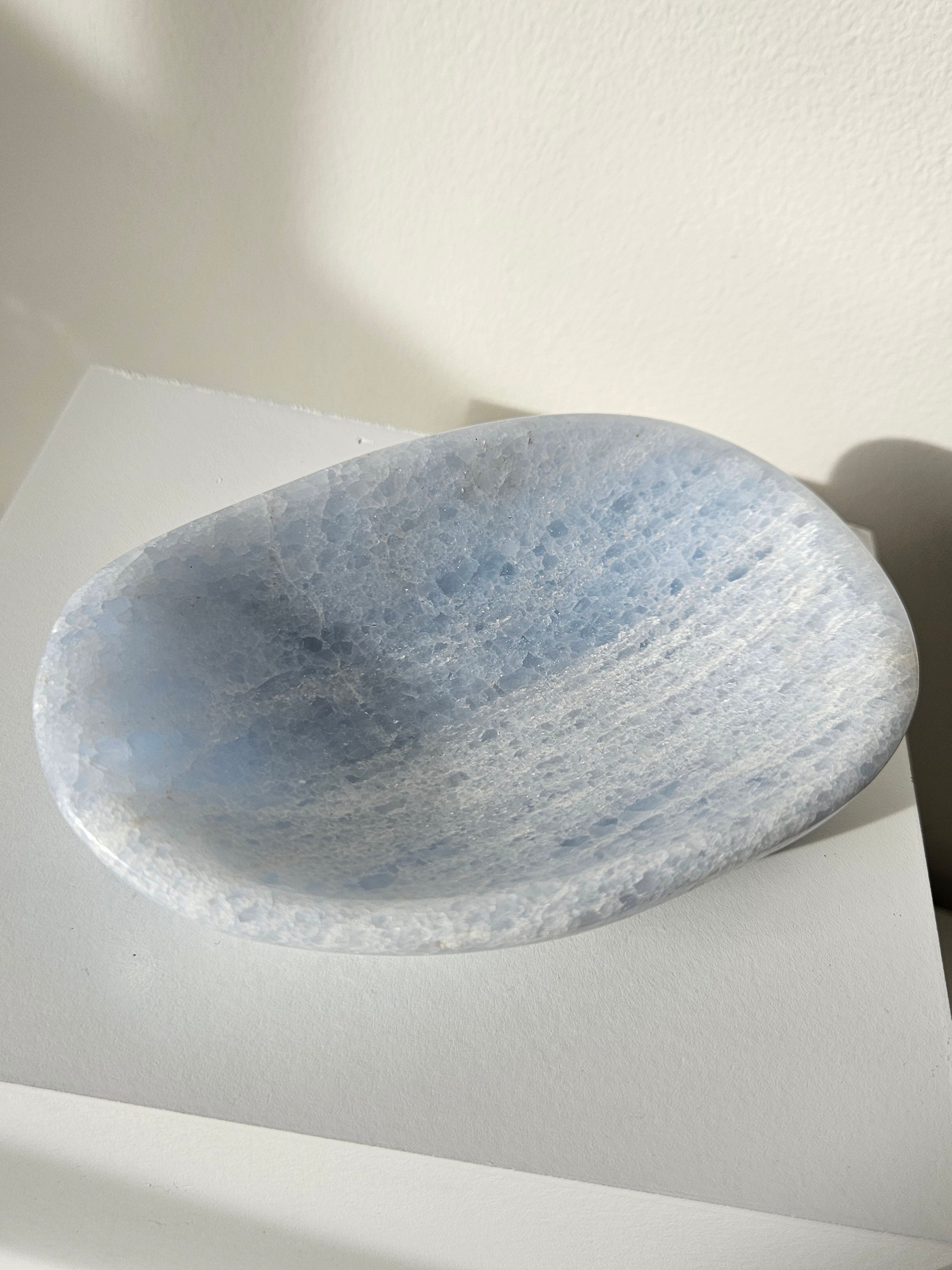 Blue Calcite Bowl 001