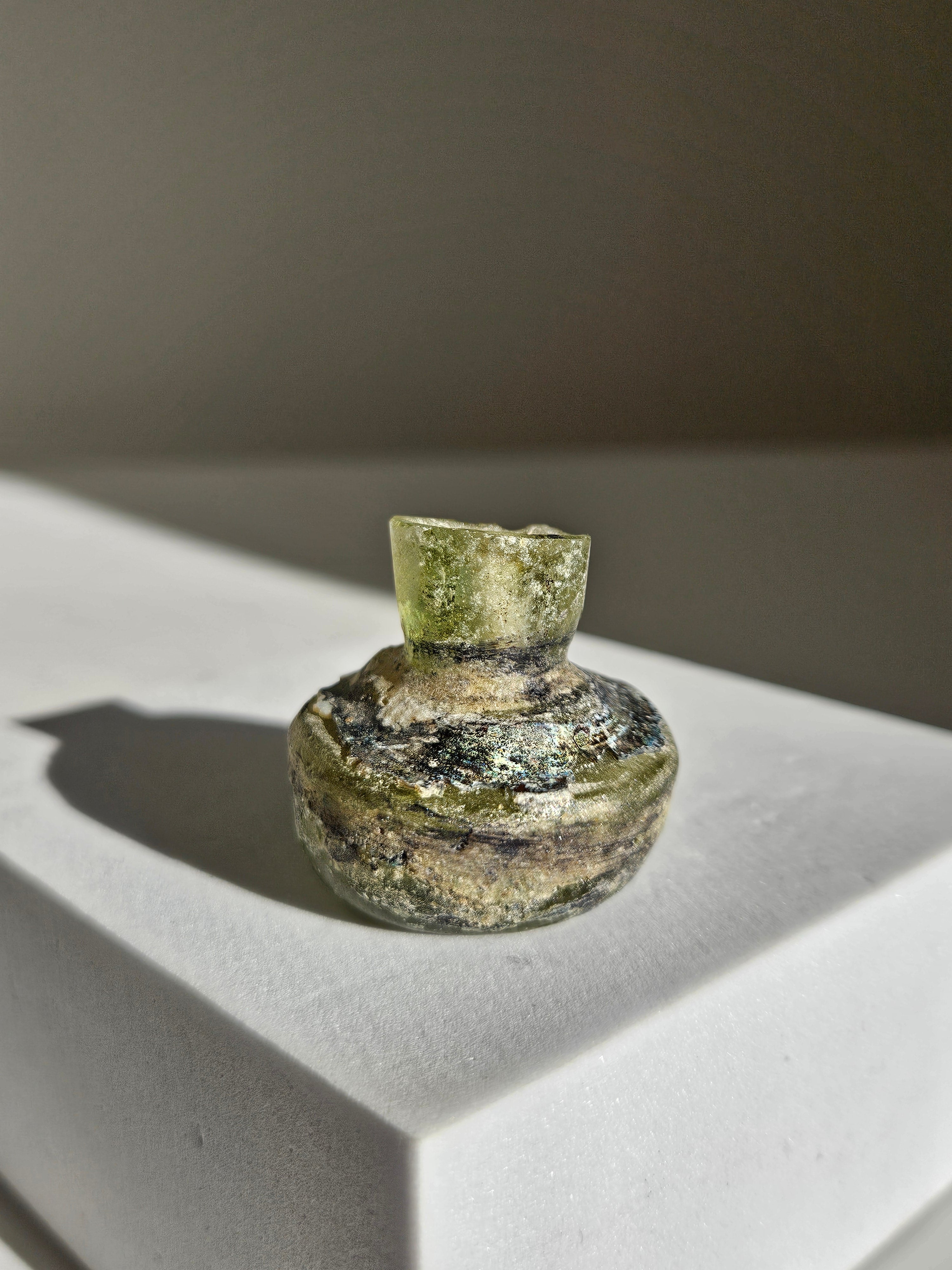Roman Glass Bottle 005