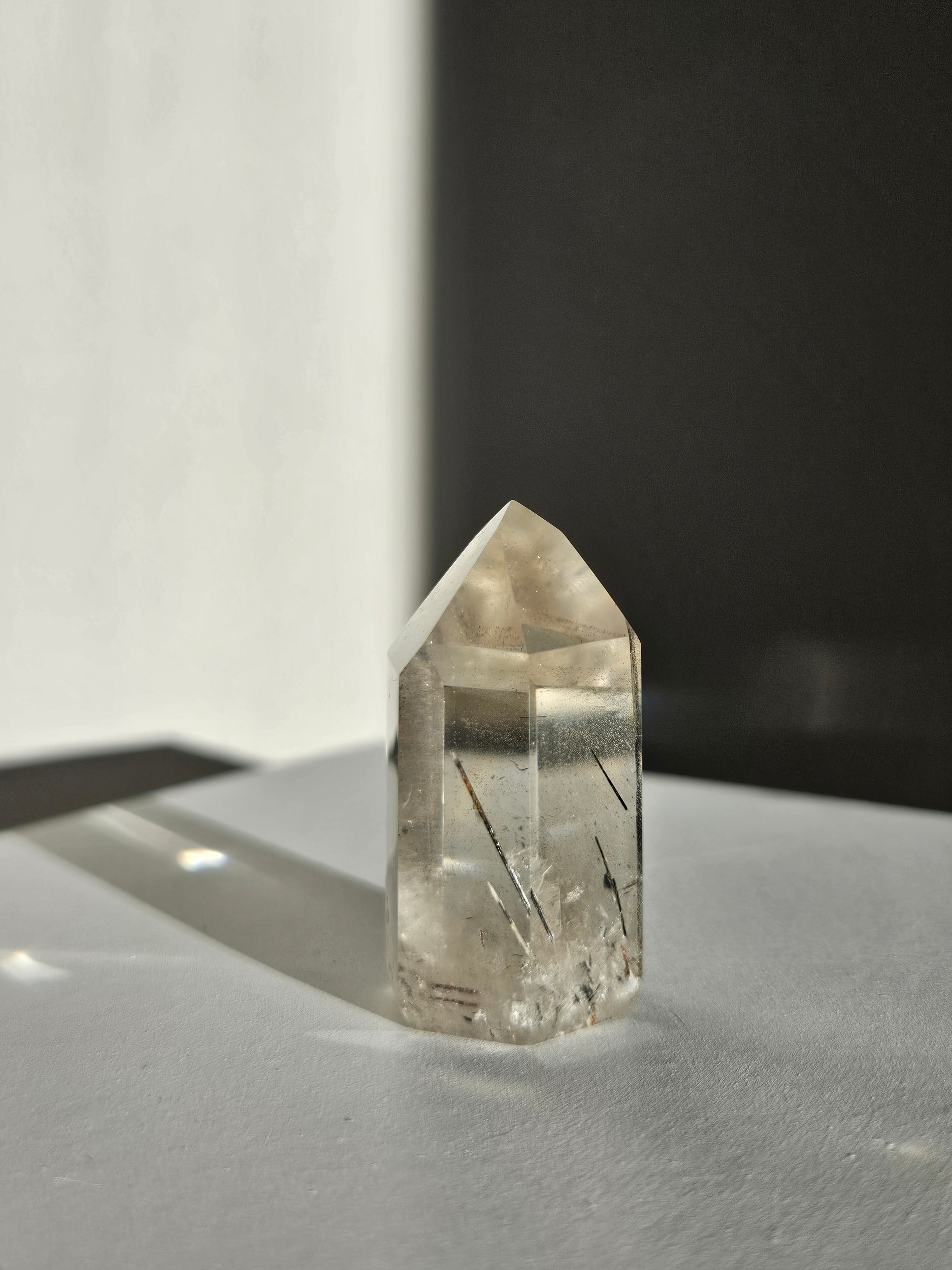 Citrine x Rutile Tower 012