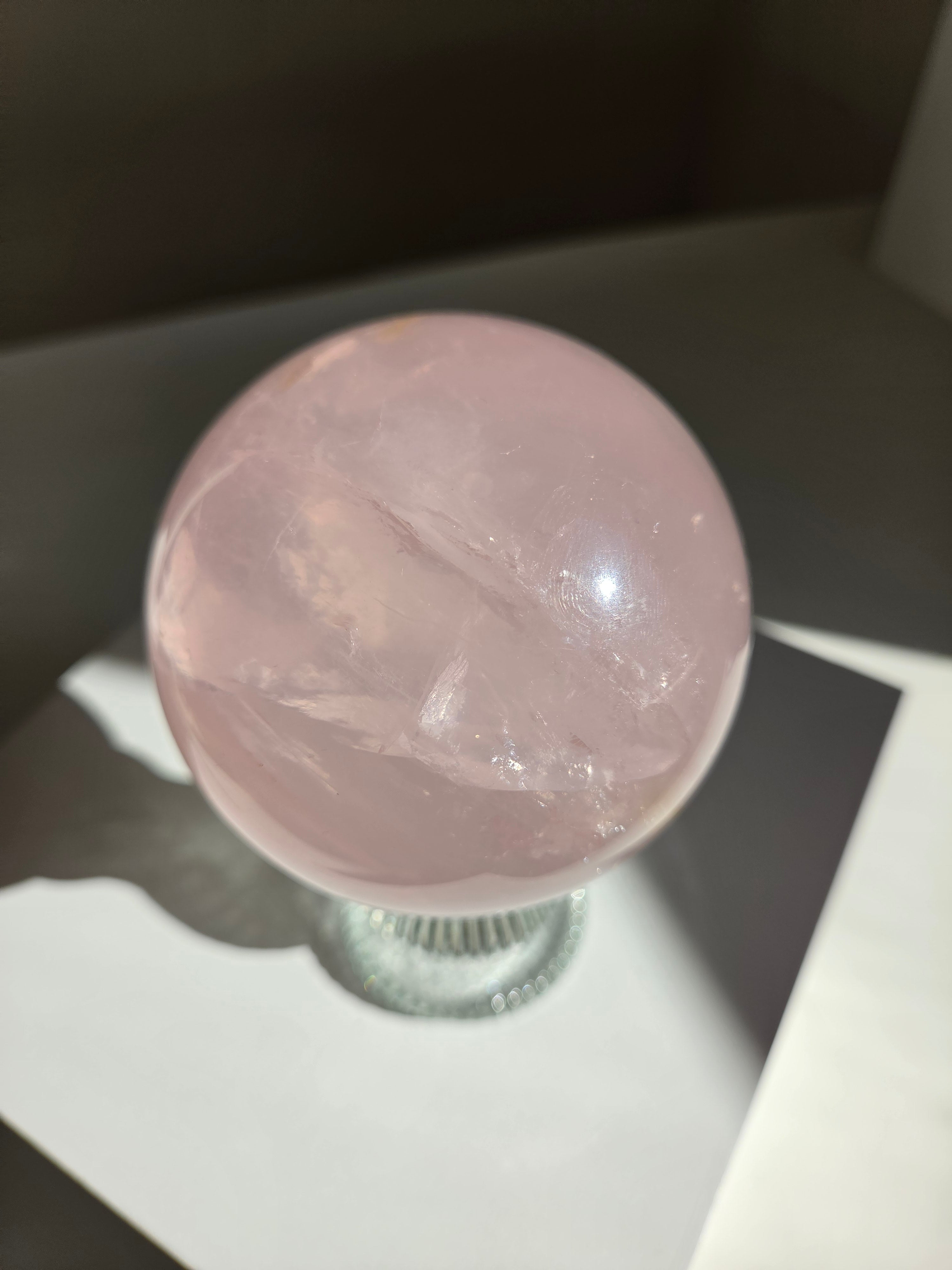 Rose Quartz Sphere 023