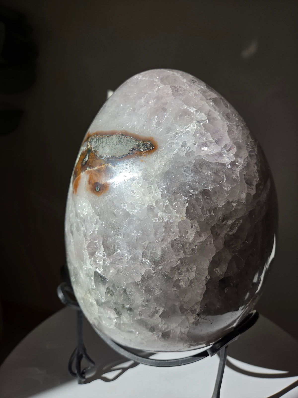 Agate x Amethyst Statement Egg