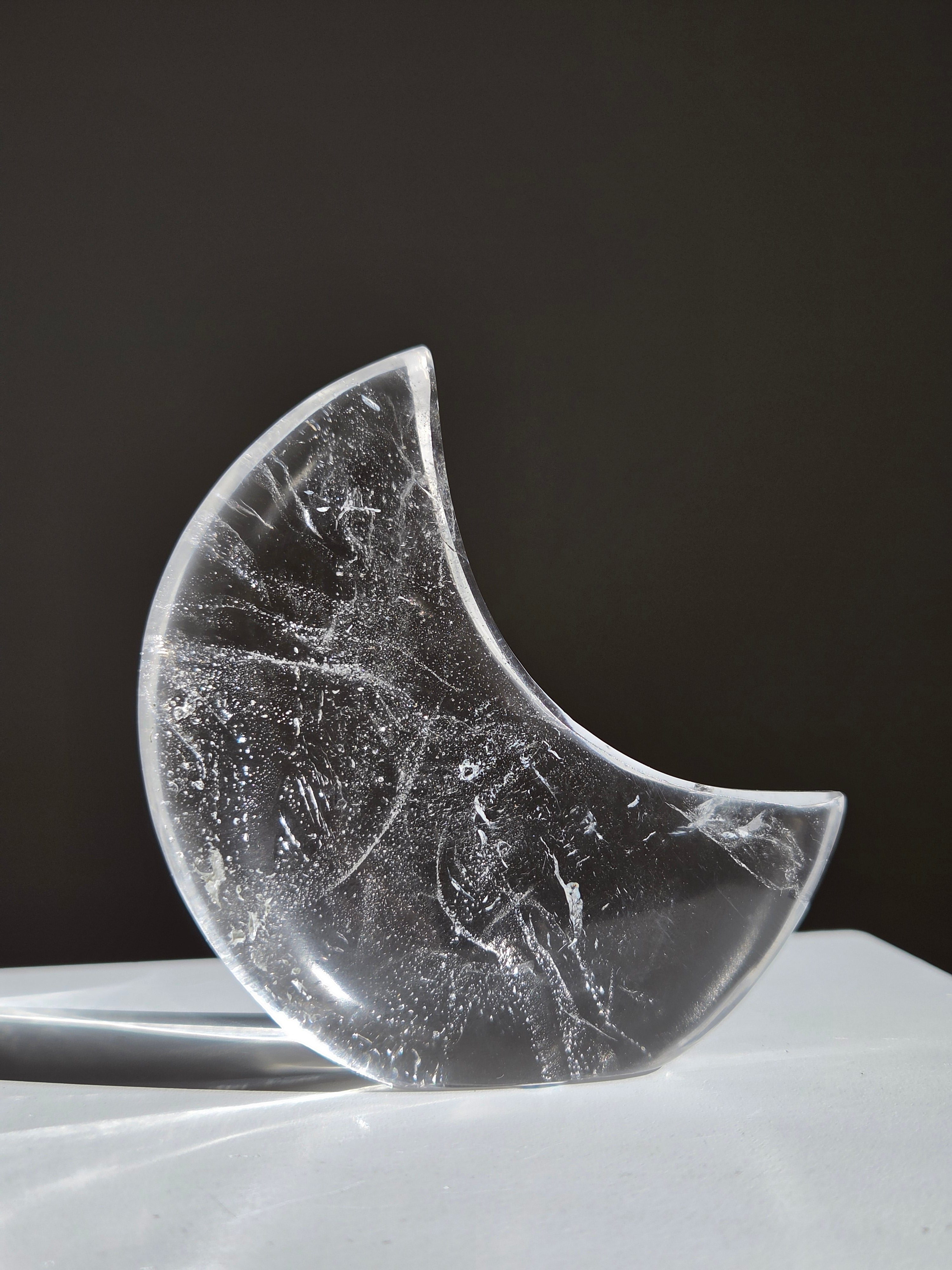 Himalayan Quartz Standing Moon 005