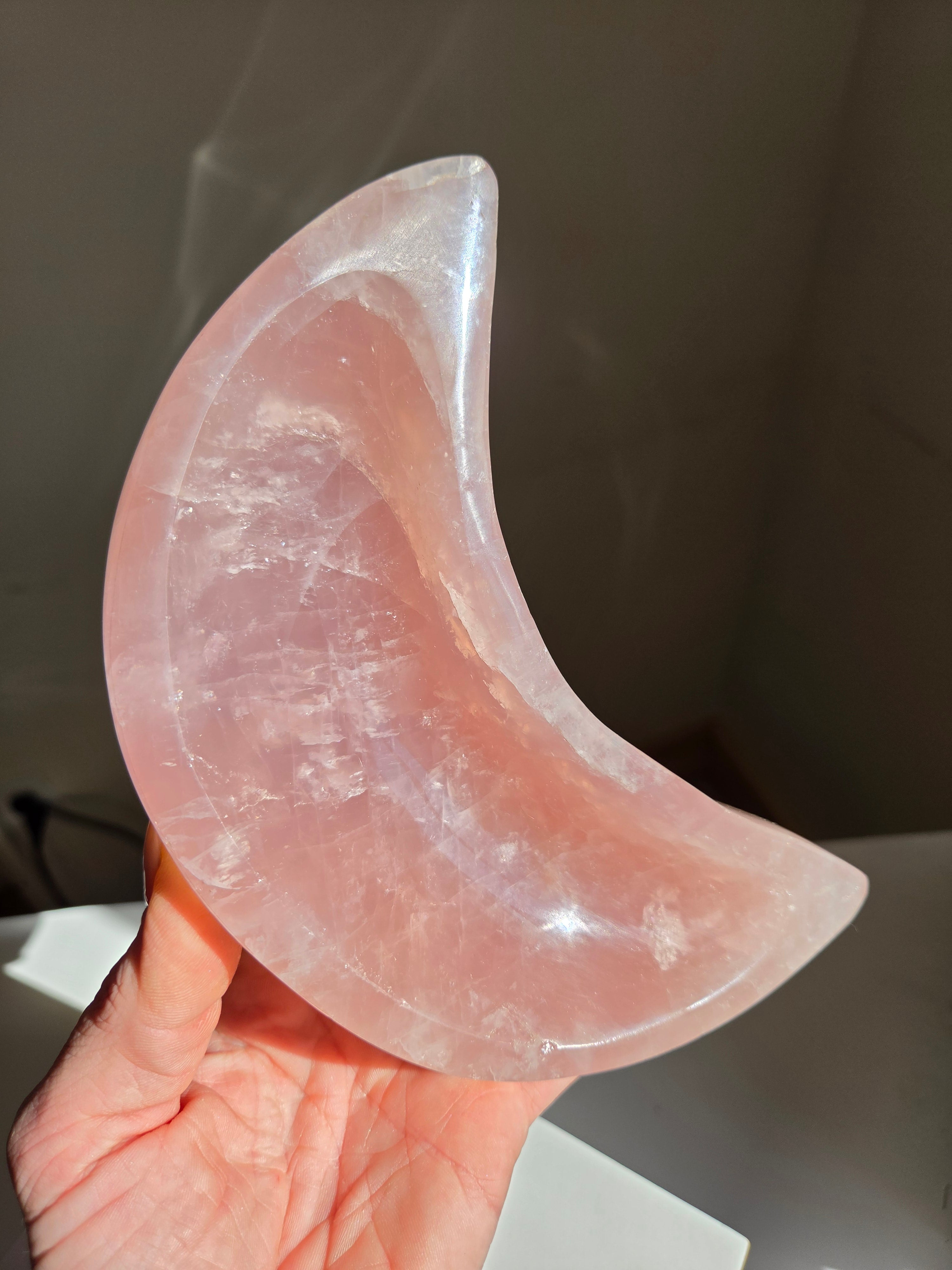 Rose Quartz Moon Bowl 006