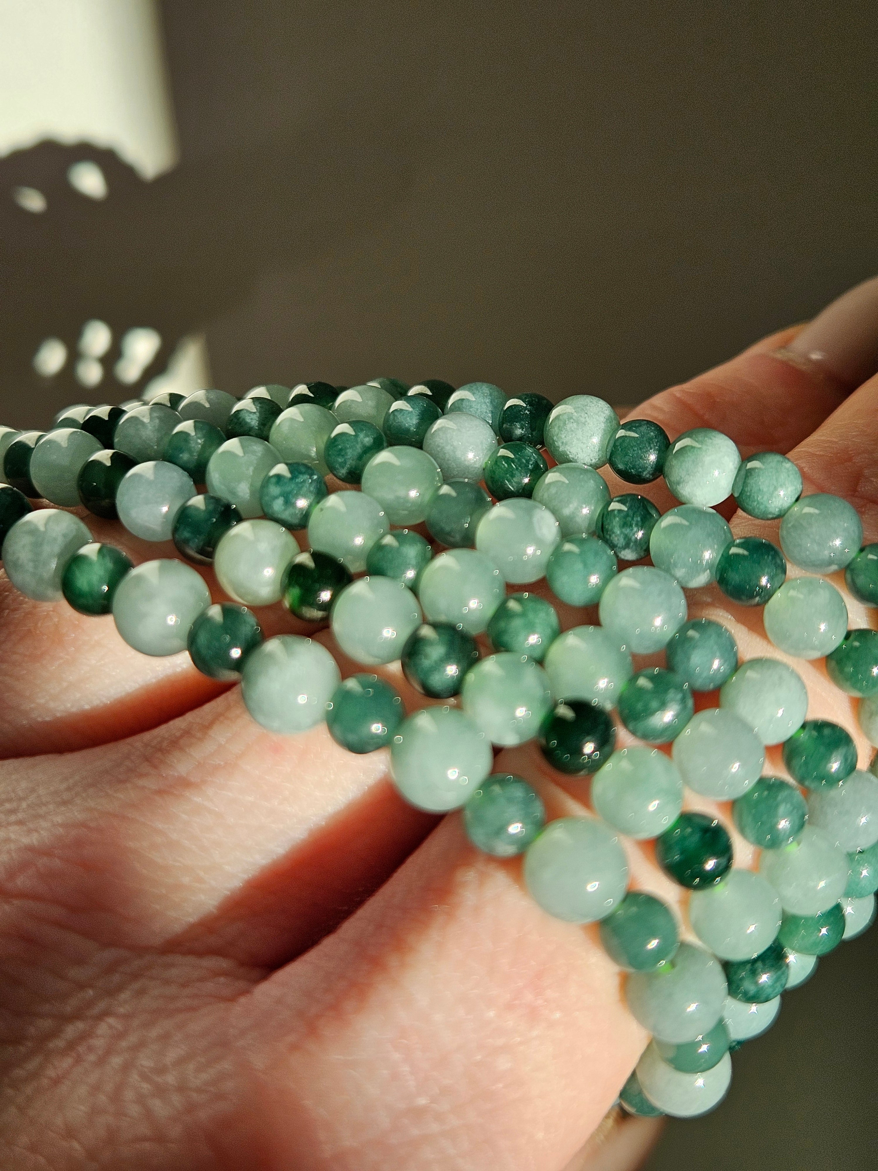 Jade Bubble Bracelet | 4&6mm
