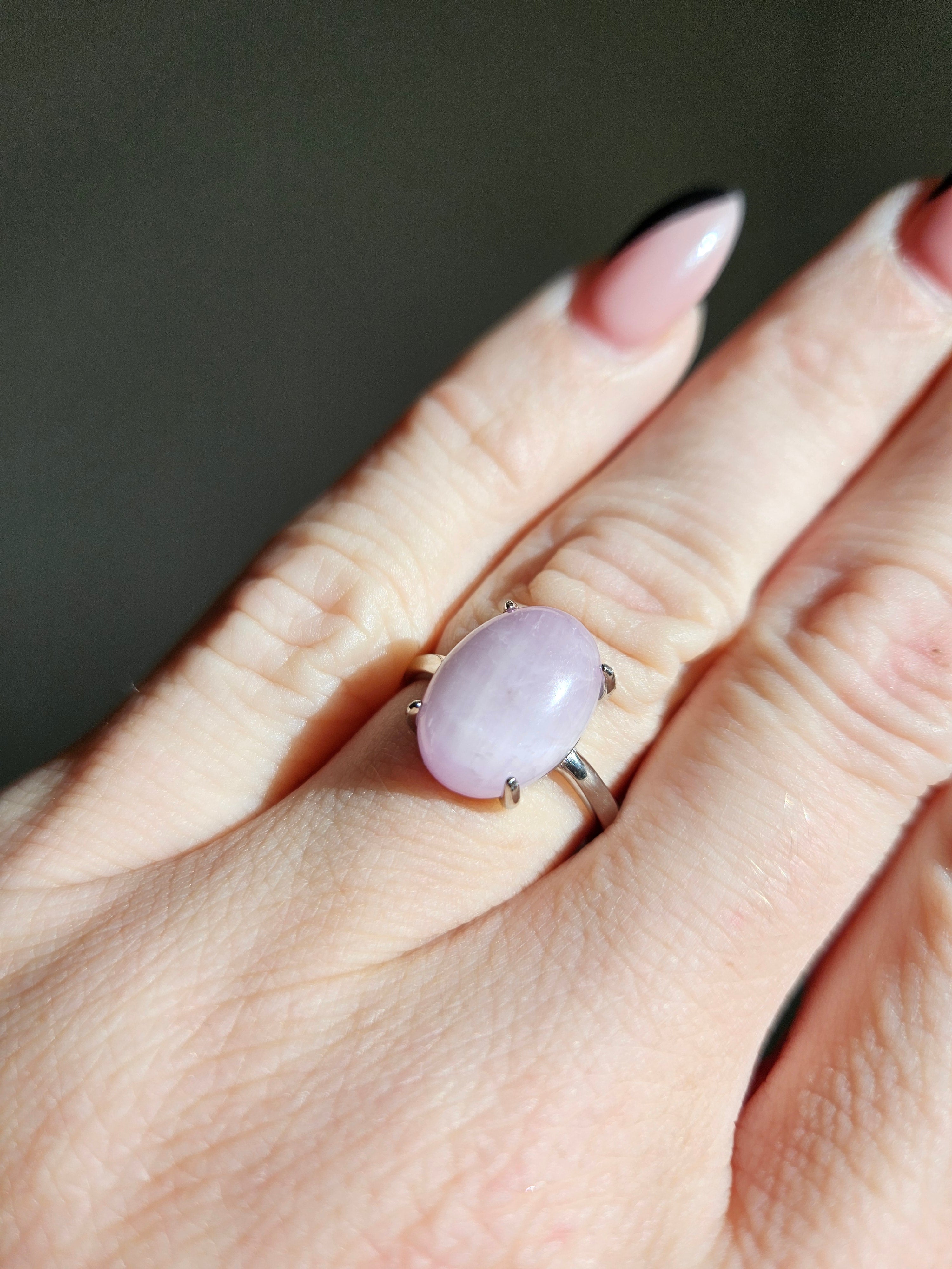 Kunzite Ring | adjustable
