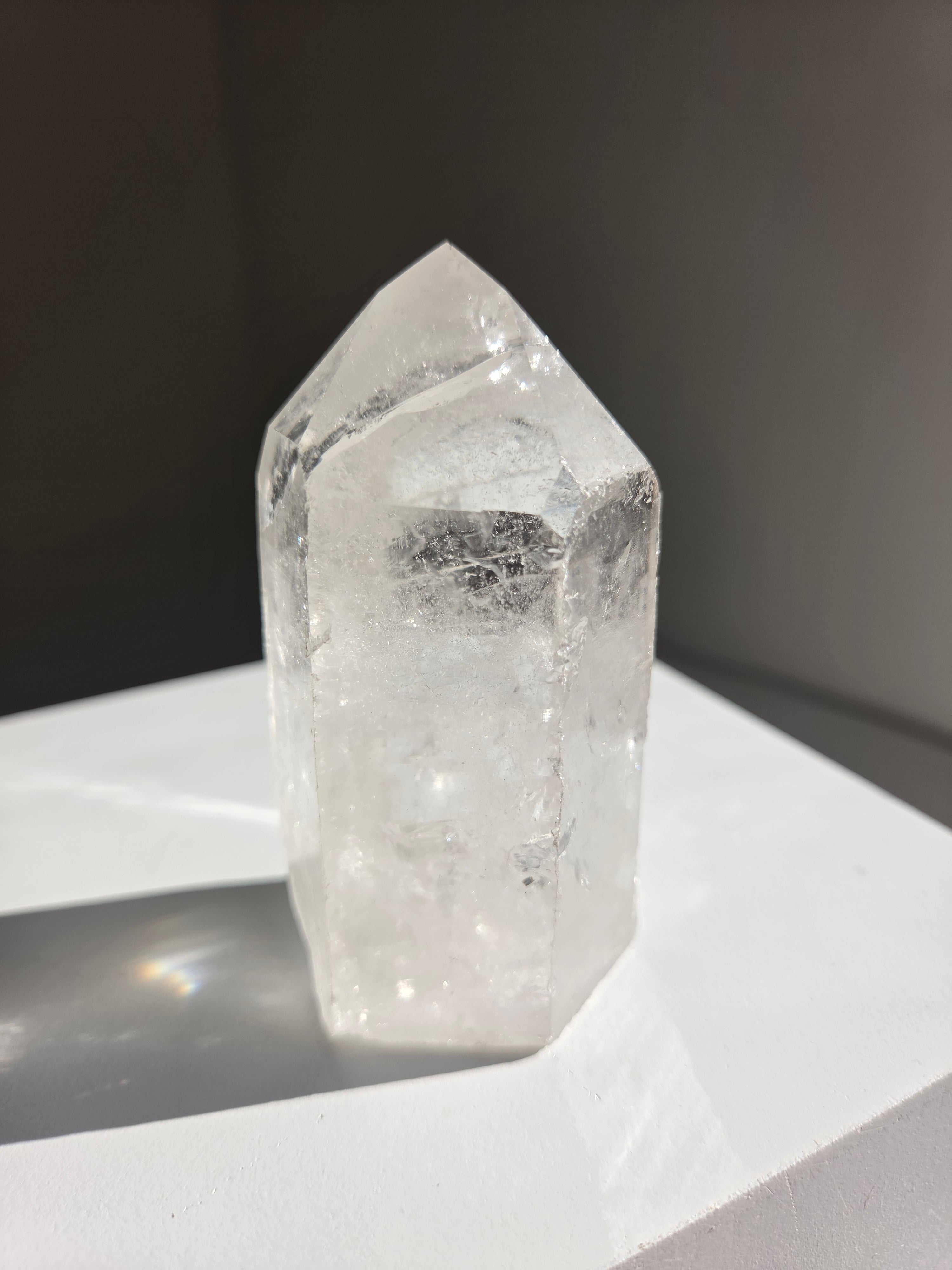 Semipolished Quartz Tower 013